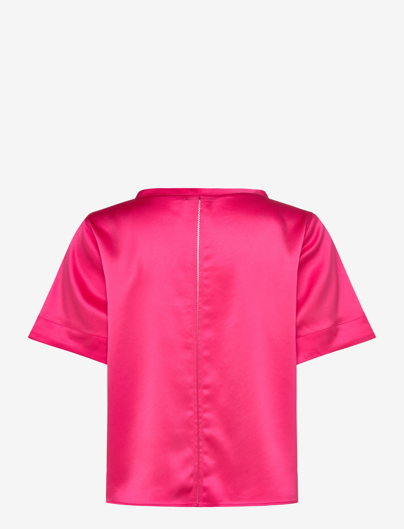 Ahlvar Gallery - Lola satin tee - kortærmede bluser - bubblegum - 2
