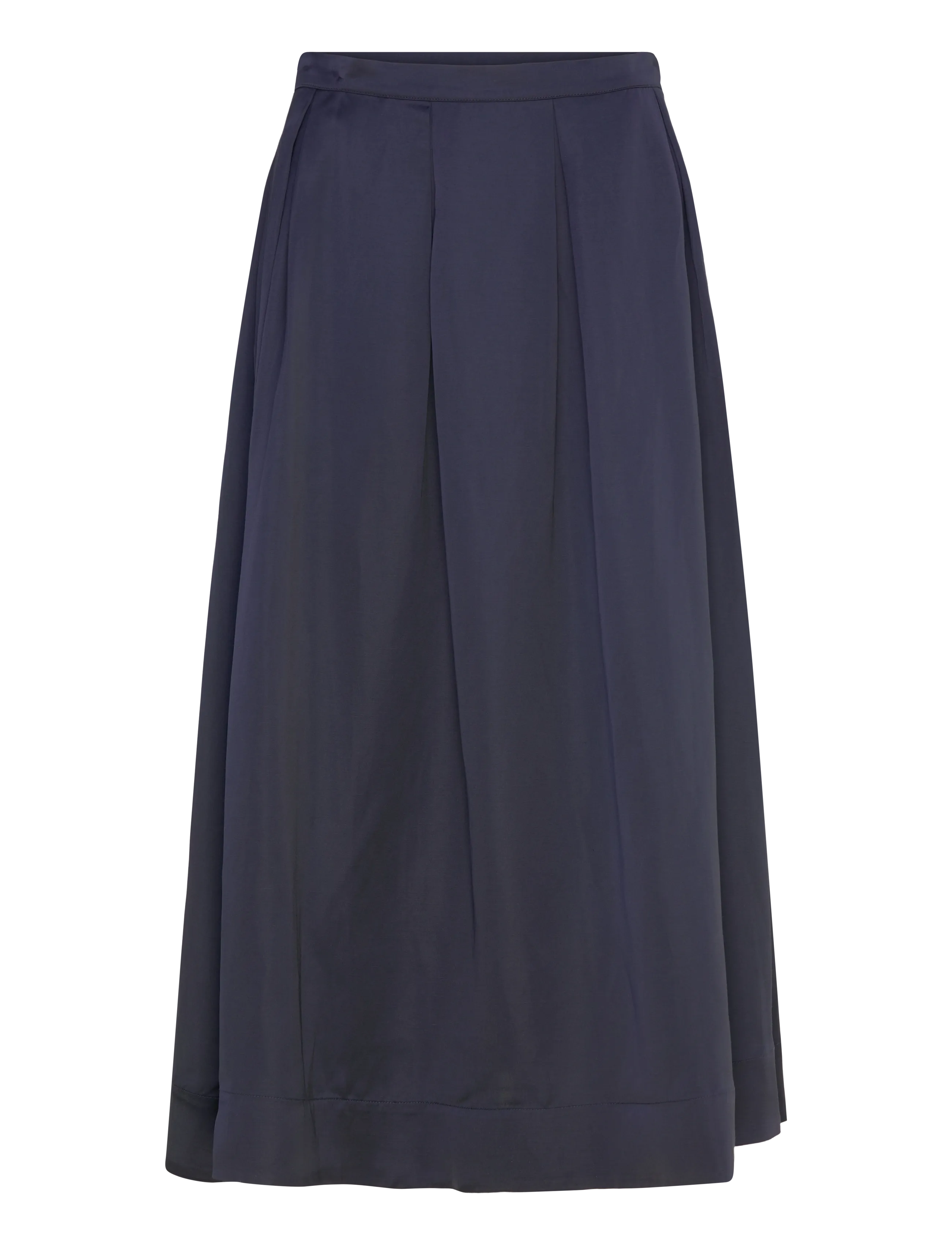 Ahlvar Gallery Mace linen skirt - Midiseelikud - BLUE GREY / navy