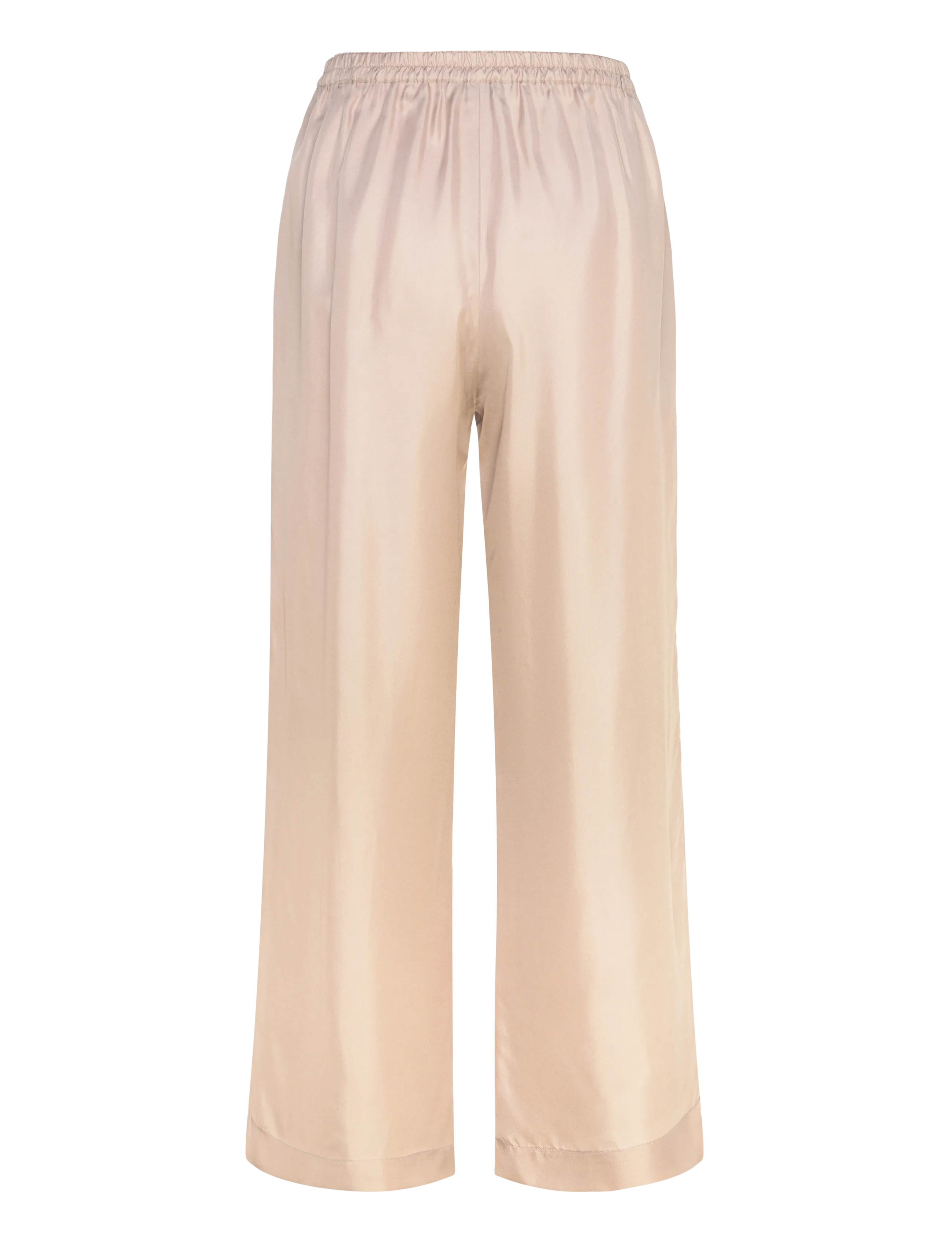 Ahlvar Gallery - Madoka silk twill trousers - konfirmationstøj - greige - 2