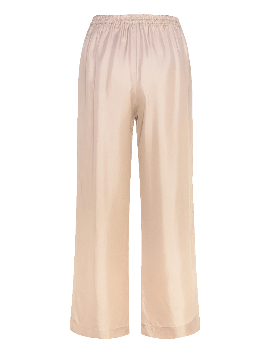 Ahlvar Gallery - Madoka silk twill trousers - konfirmation - greige - 2