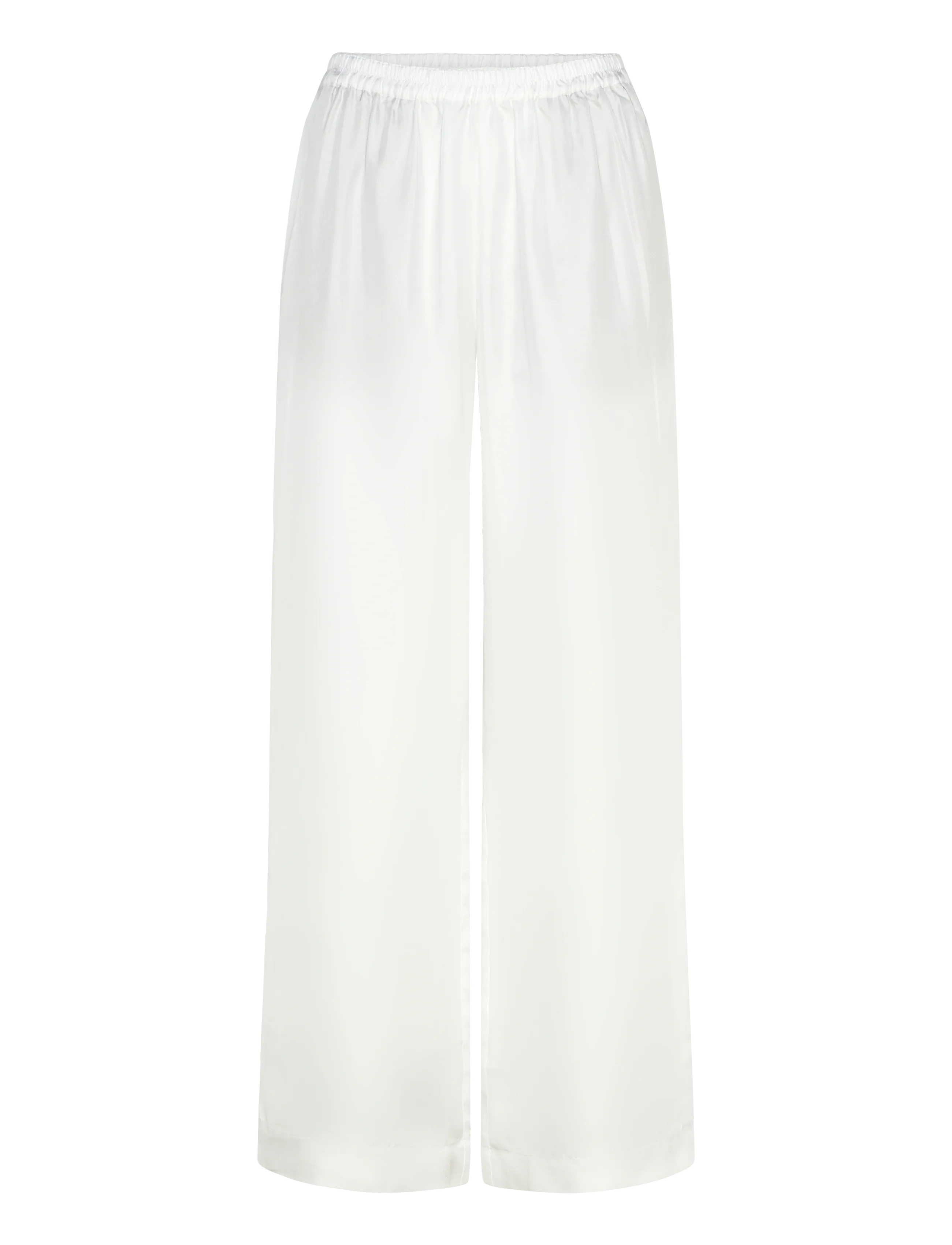AHLVAR GALLERY Madoka Silk Twill Hosen Weiß - XL Regular - Damen