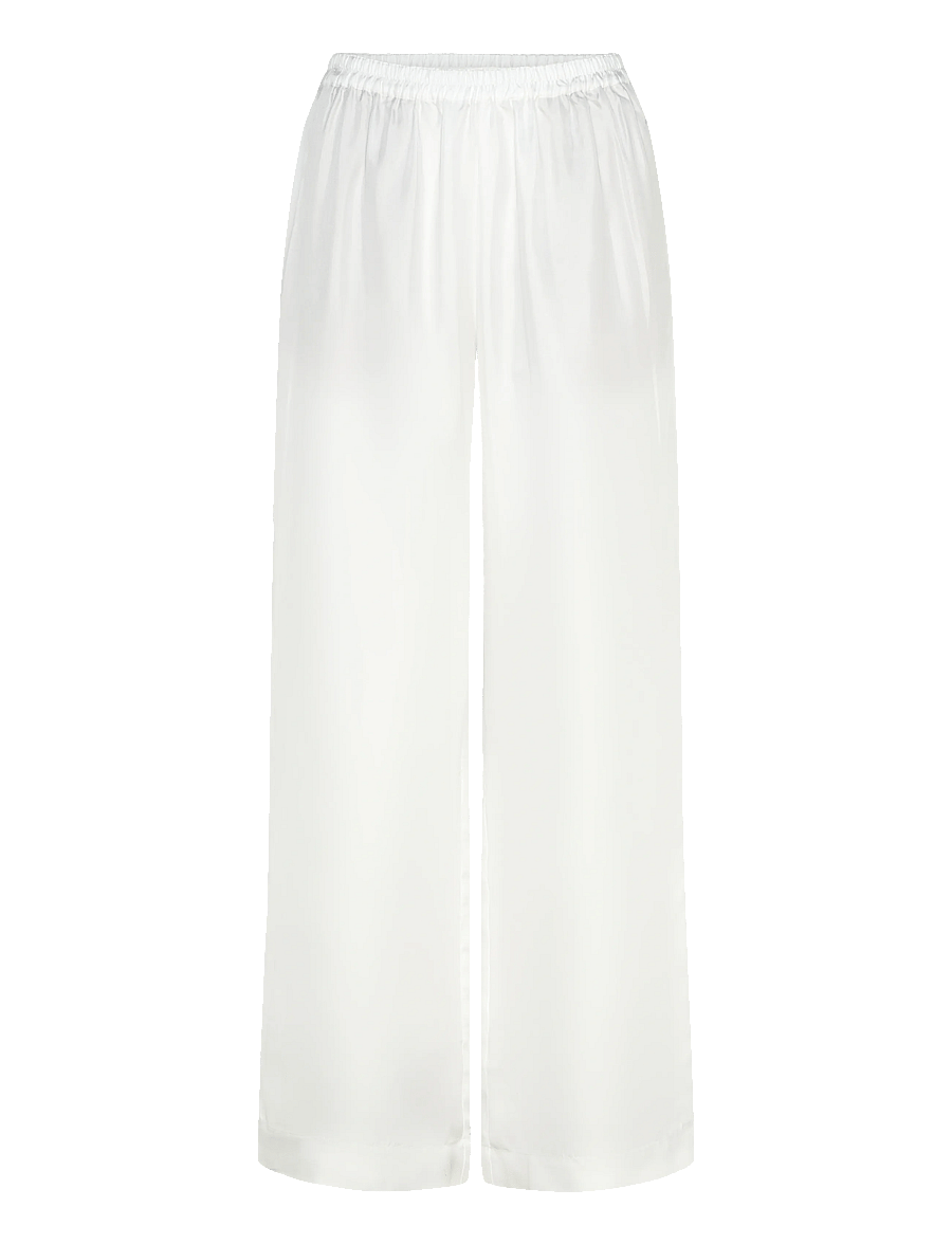 Ahlvar Gallery - Madoka silk twill trousers - konfirmation - white - 1