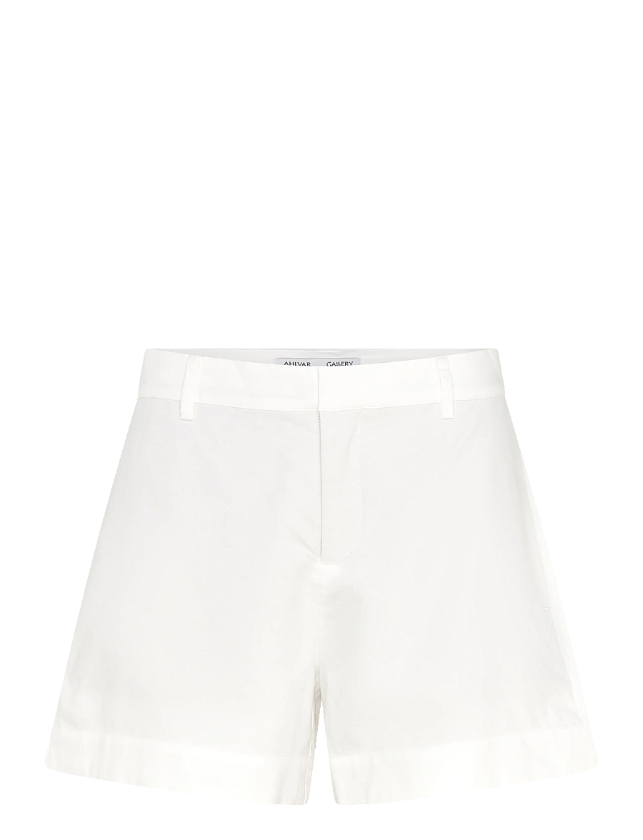 Ahlvar Gallery - Meya oxford shorts - freizeitshorts - white - 1