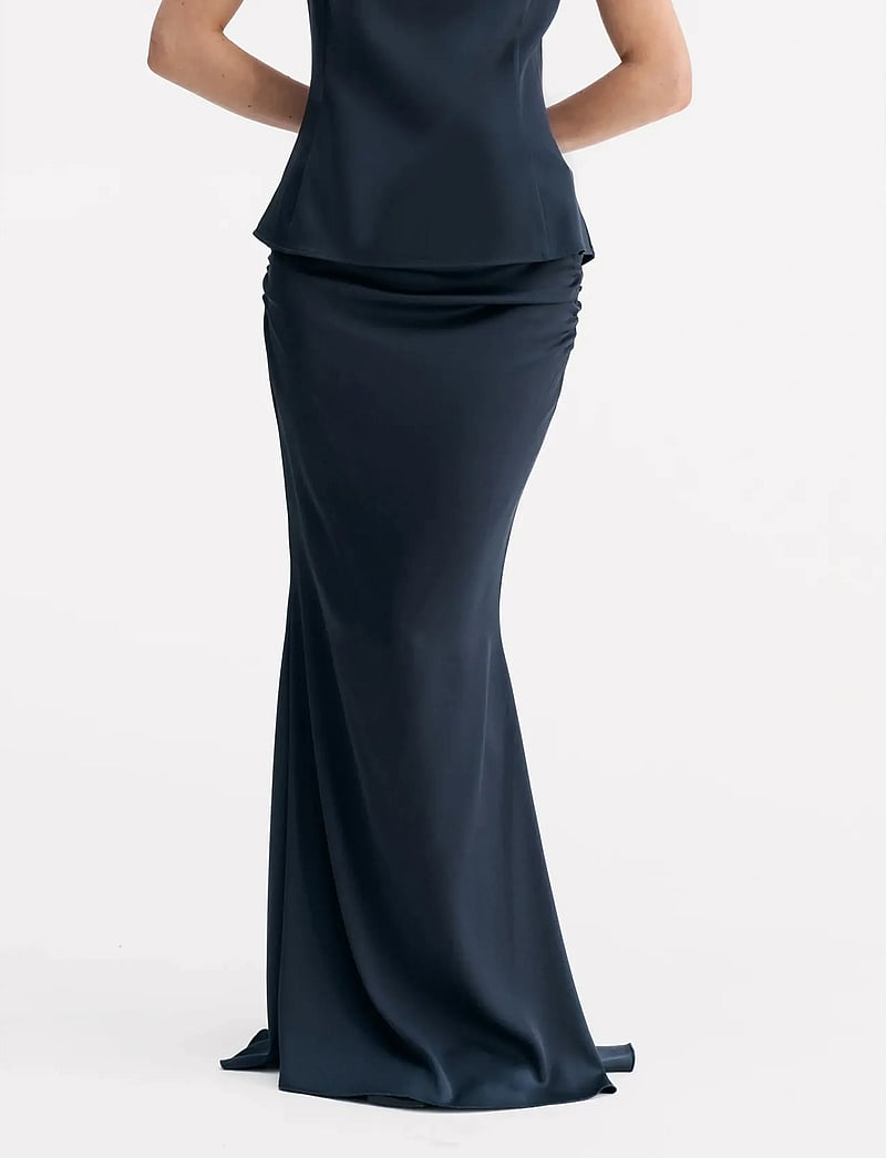 Ahlvar Gallery - Myra skirt - maxi röcke - blue grey - 0