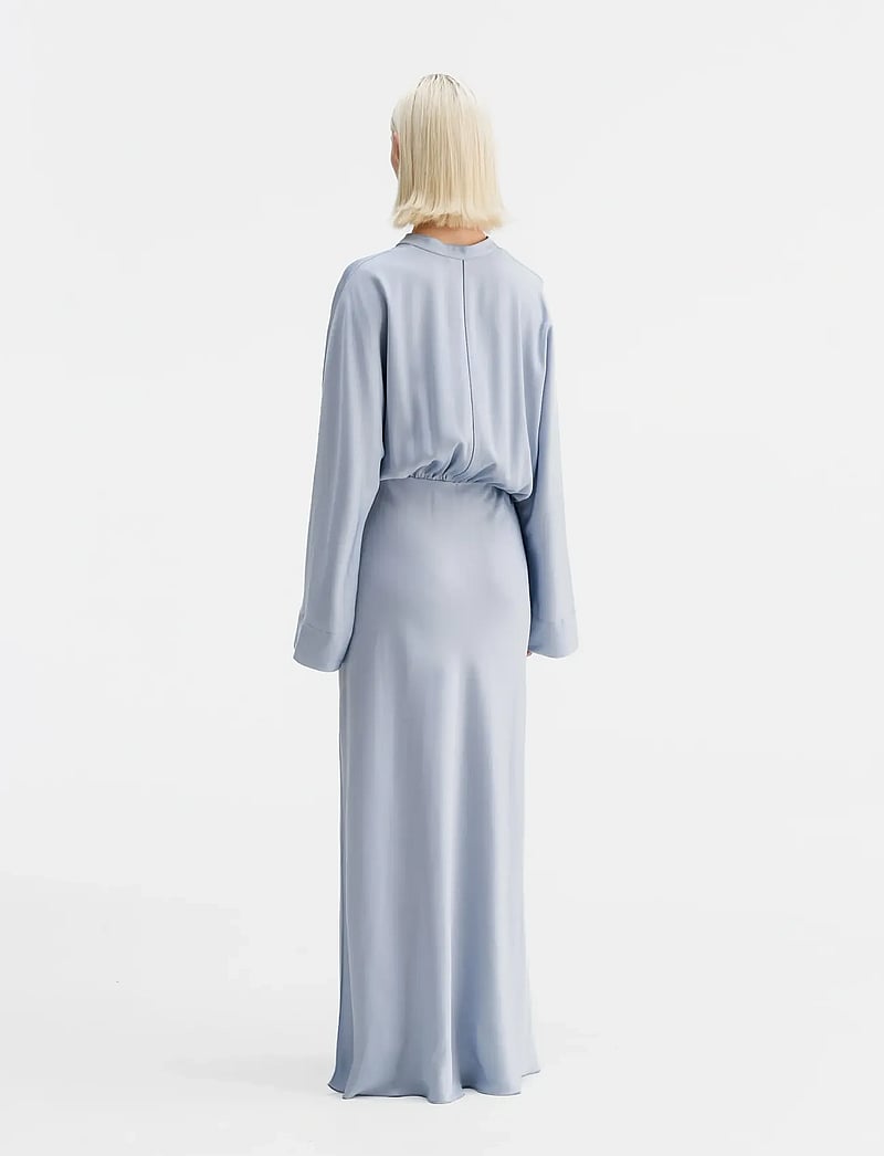 Ahlvar Gallery - Niva dress - maxi dresses - denim blue - 5