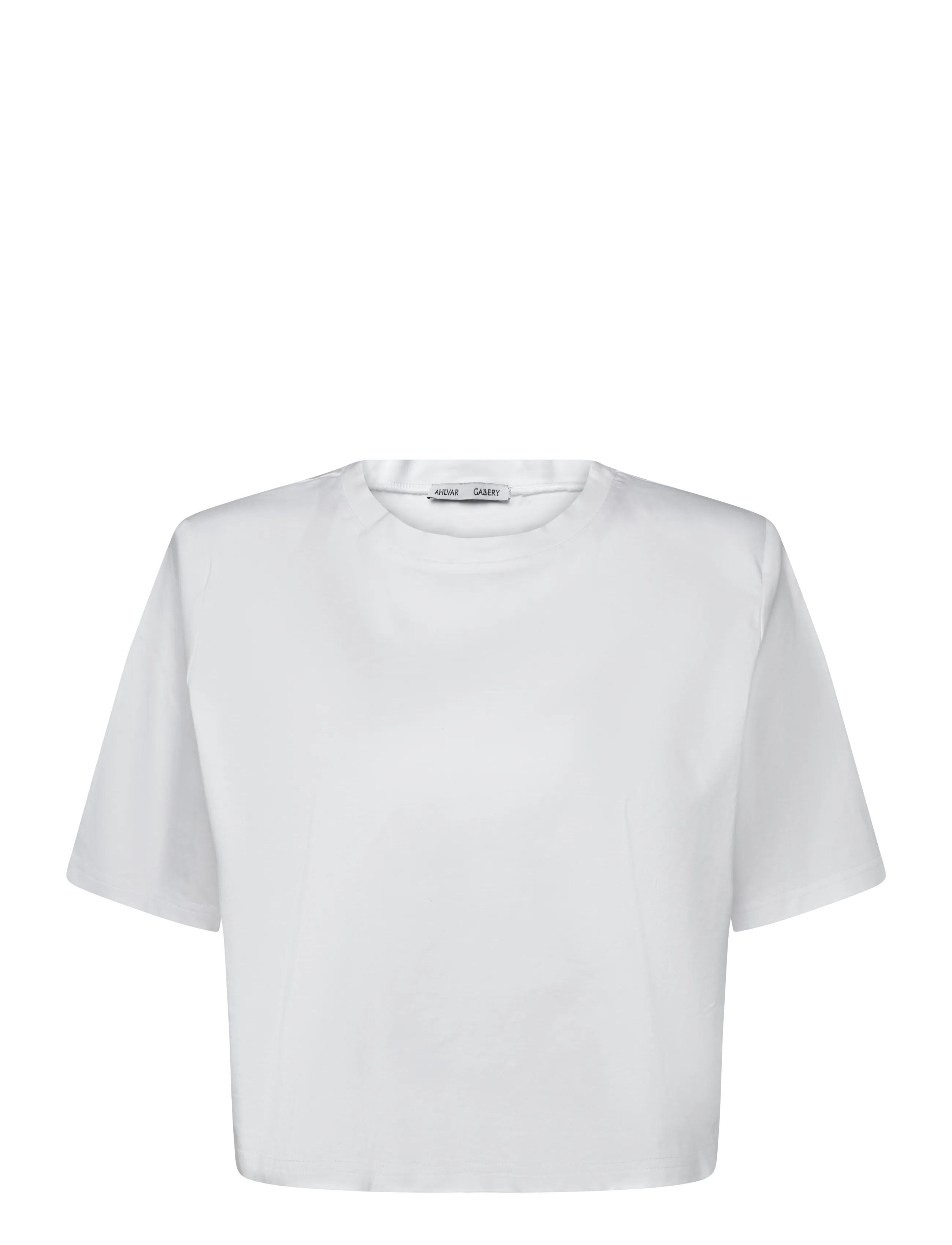 Ahlvar Gallery Okaya cropped tee - T-Shirts & Tops - WHITE / white
