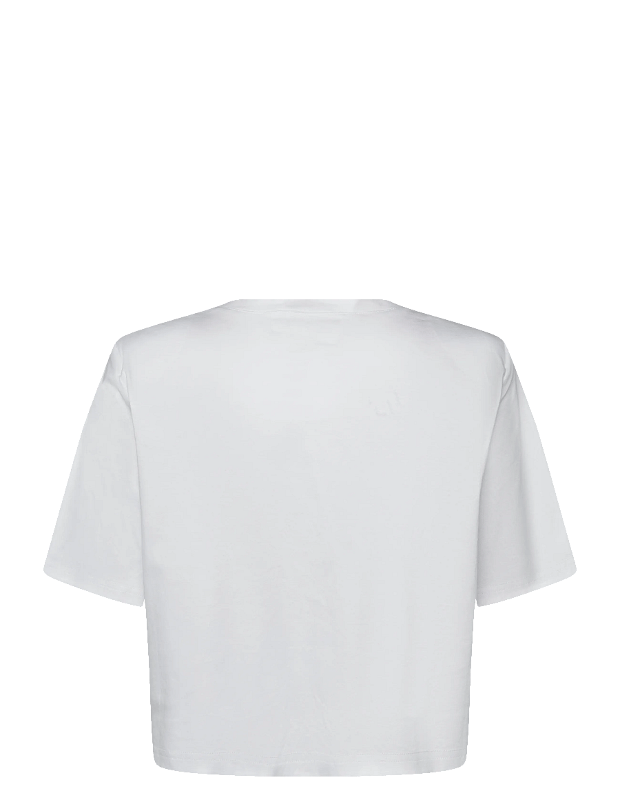 Ahlvar Gallery - Okaya cropped tee - crop tops - white - 2