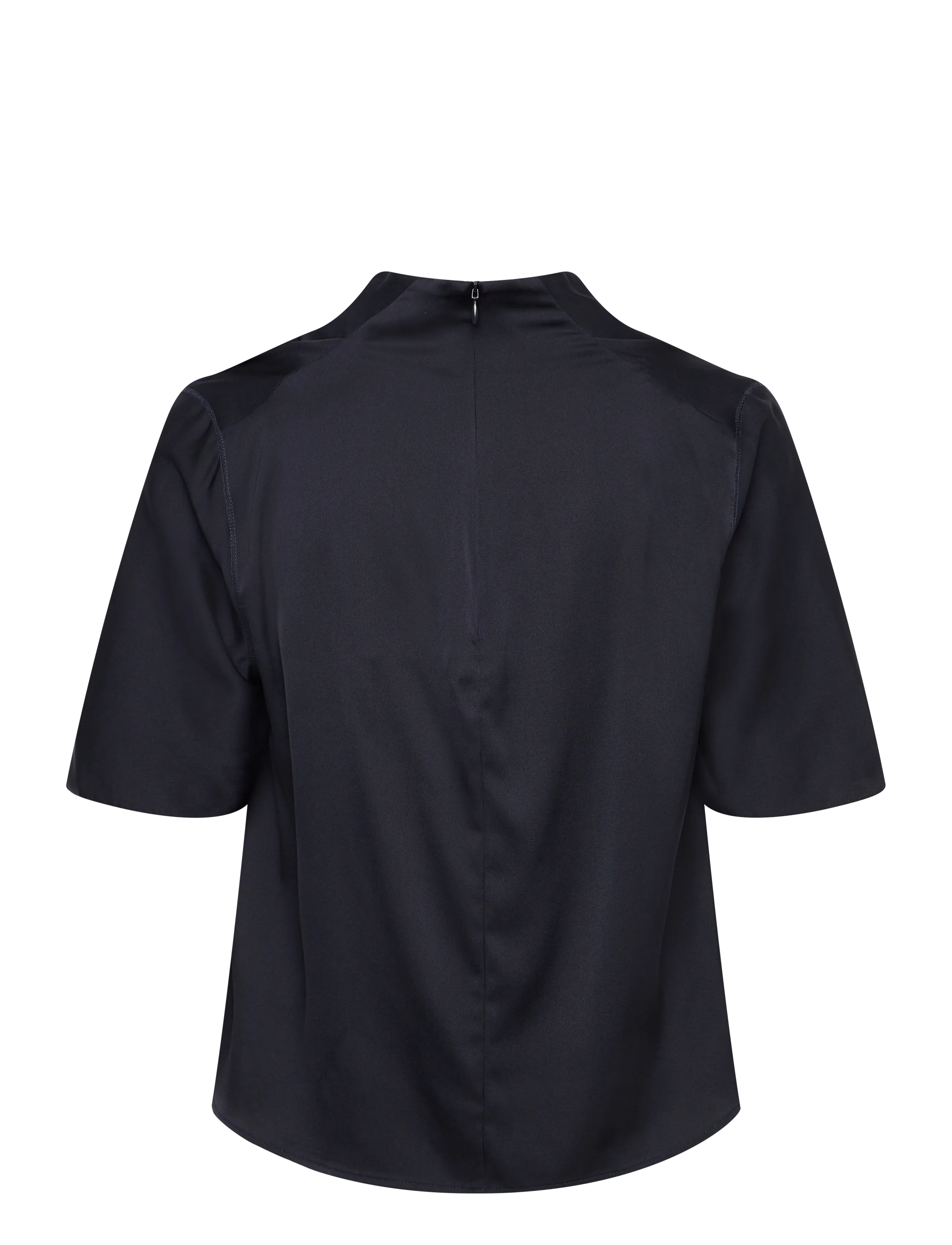 Ahlvar Gallery - Milly silk tee - lühikeste varrukatega pluusid - blue grey - 2