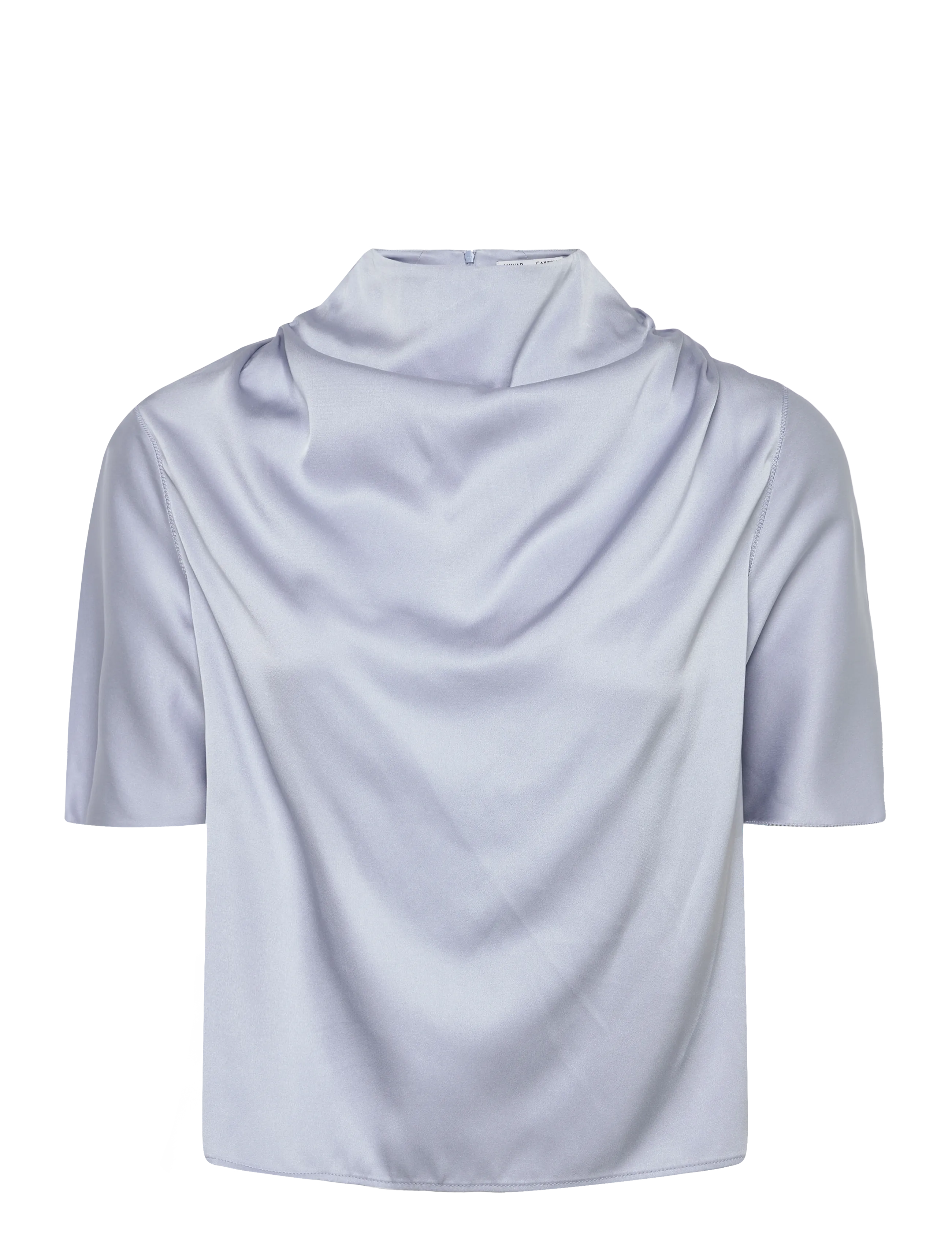 Ahlvar Gallery Milly silk tee - Rõivad - DENIM BLUE / blue