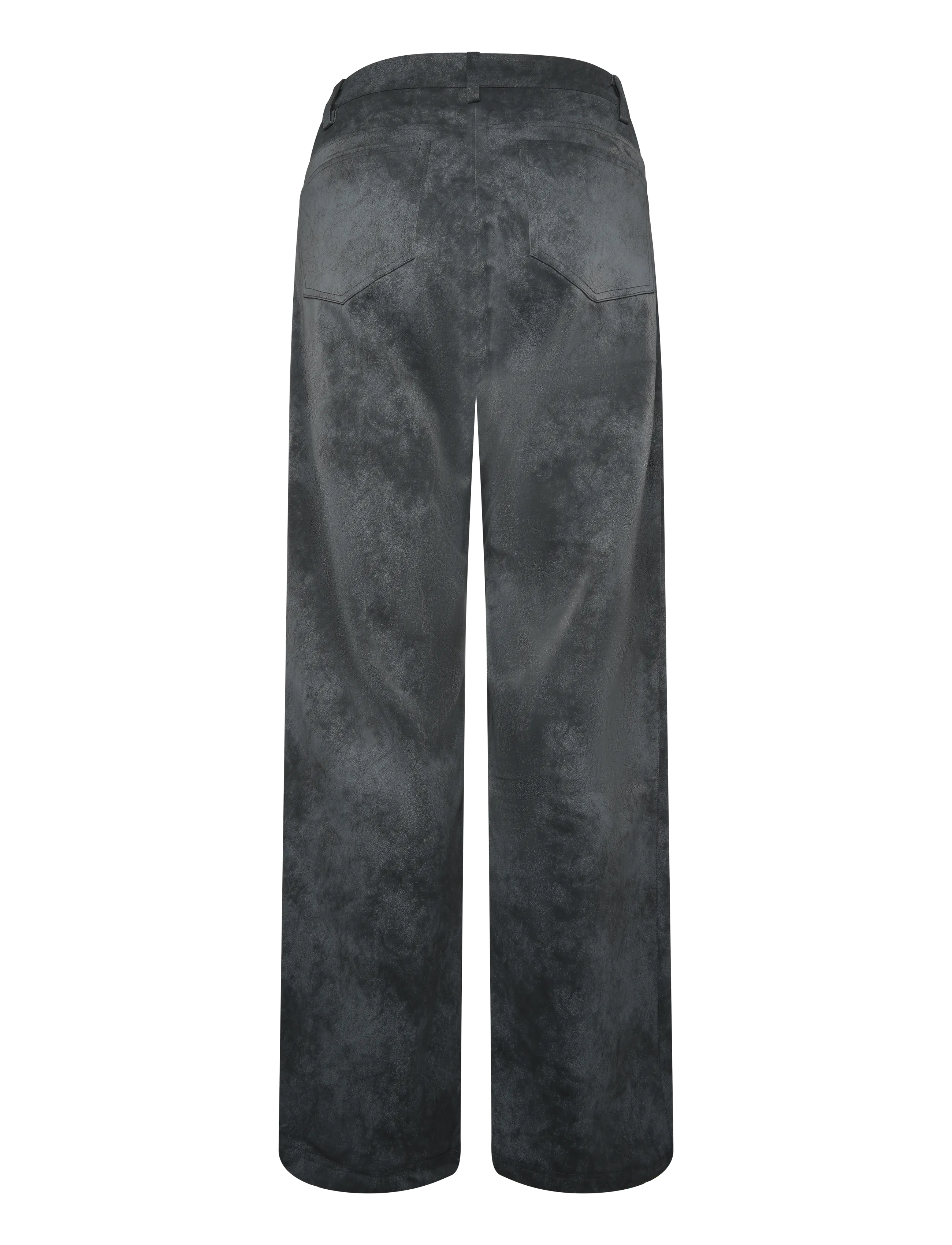 Ahlvar Gallery - Aina PU leather trousers - dark grey - 2