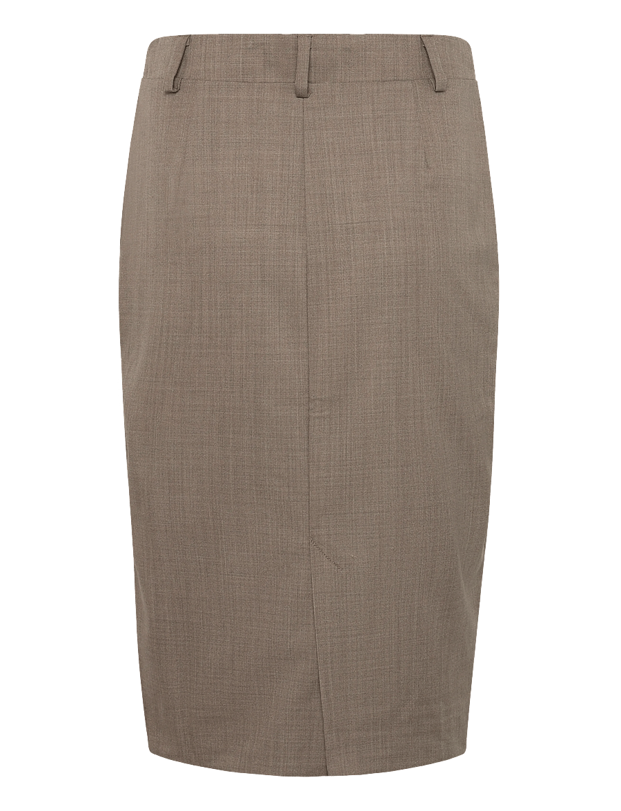 Ahlvar Gallery - Ava wool skirt - midi-röcke - light brown - 2