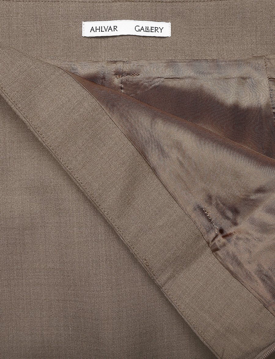 Ahlvar Gallery - Ava wool skirt - midi-röcke - light brown - 5