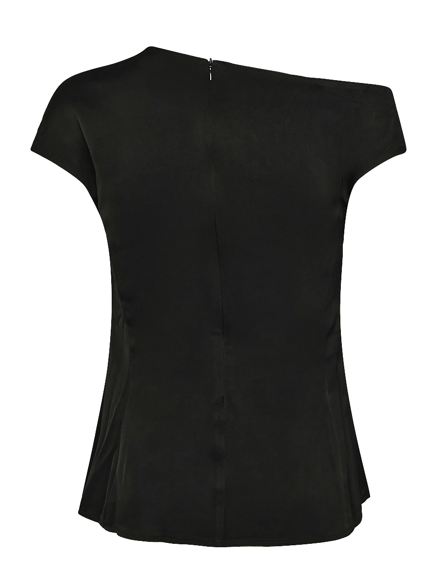 Ahlvar Gallery - Chika top - short-sleeved blouses - black - 2