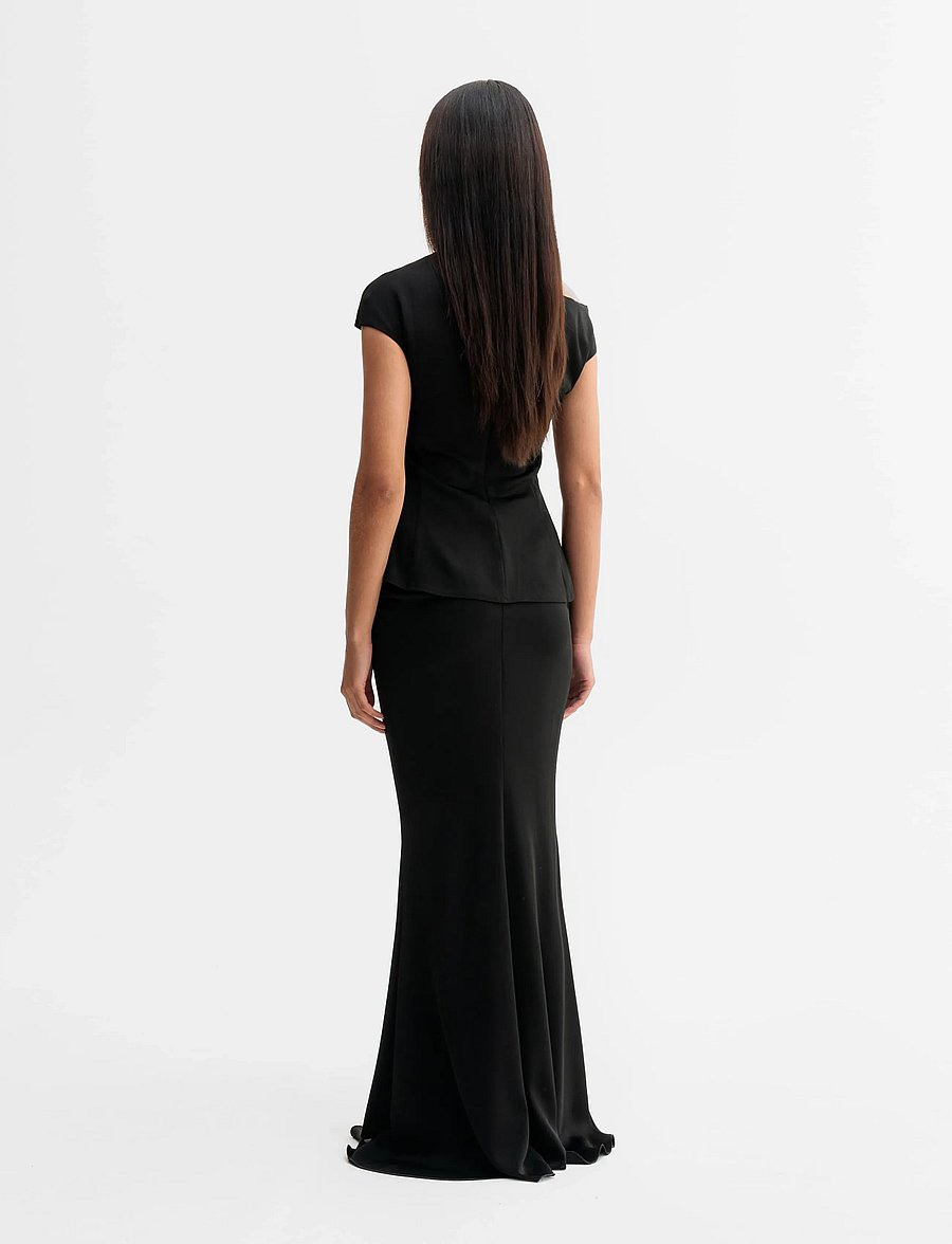 Ahlvar Gallery - Chika top - short-sleeved blouses - black - 4