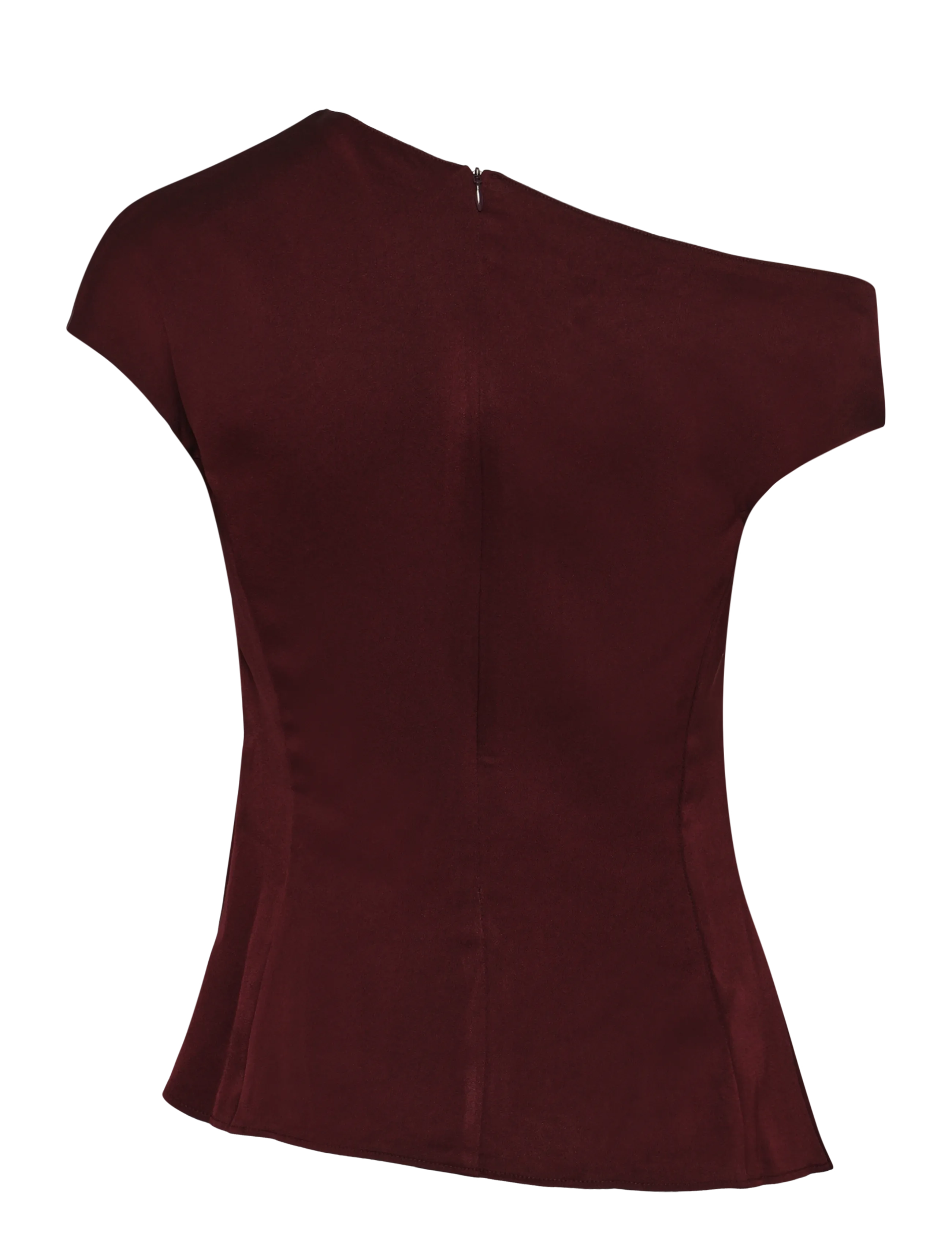 Ahlvar Gallery - Chika top - short-sleeved blouses - burgundy - 2