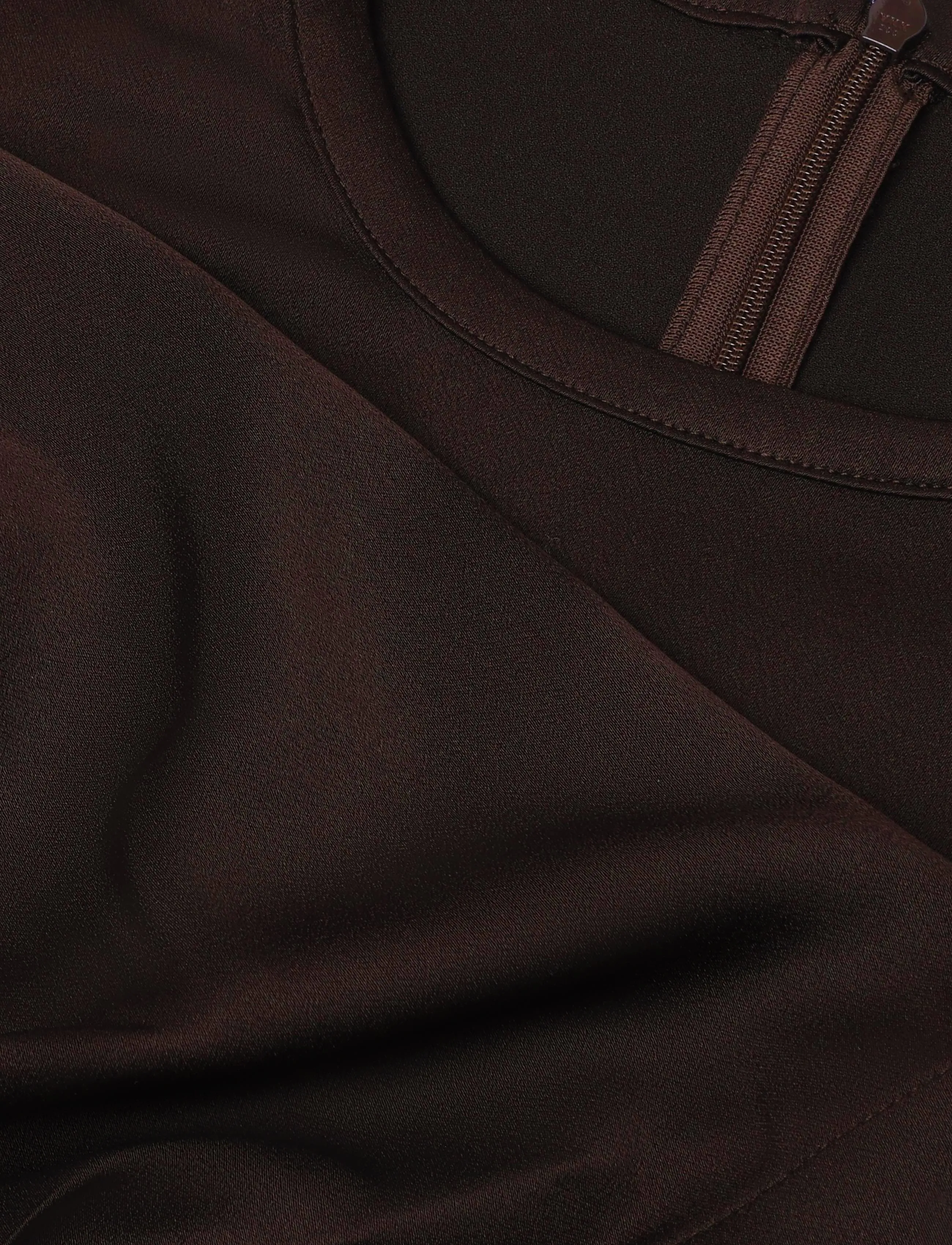Ahlvar Gallery - Dara blouse - langærmede bluser - dark brown - 4