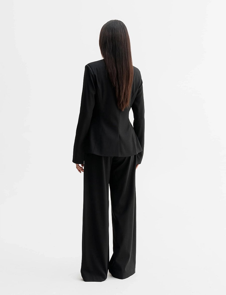 Ahlvar Gallery - Daya wool blazer - Üherealised pintsakud - black - 4