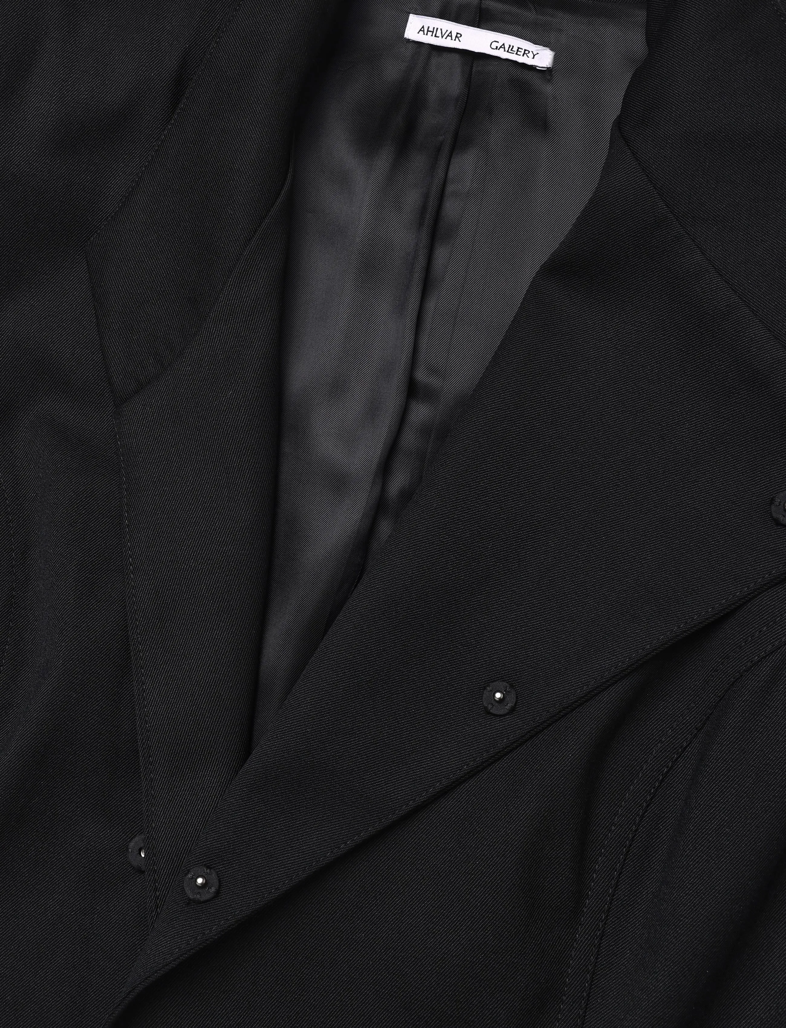 Ahlvar Gallery - Daya wool blazer - Üherealised pintsakud - black - 5