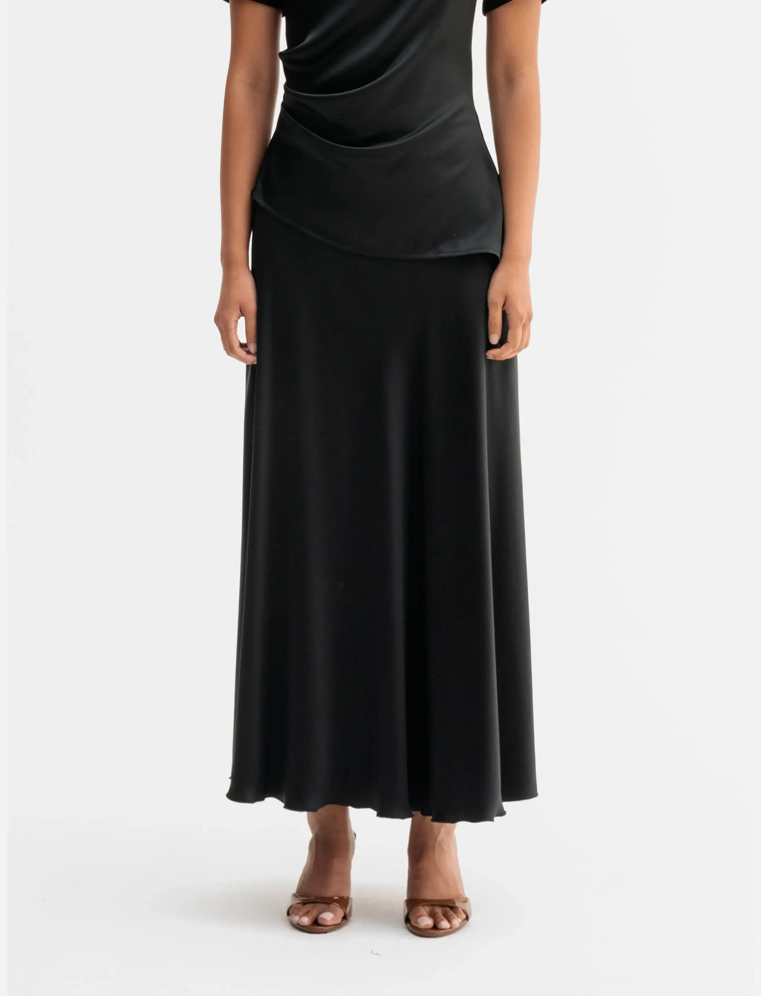 Hadi Satin Skirt