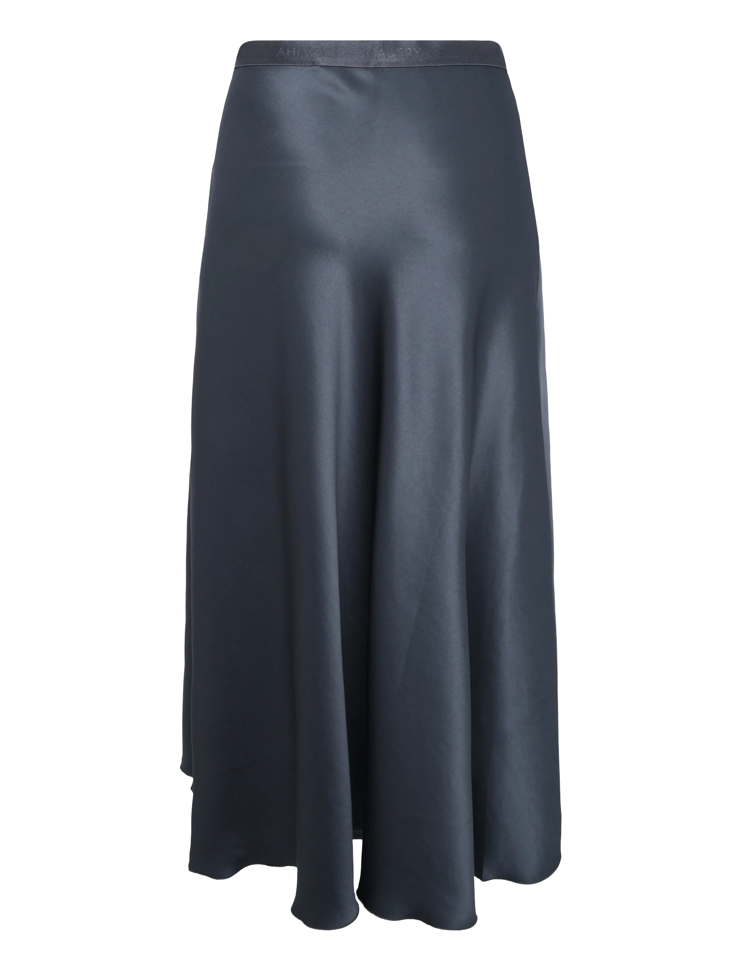 Ahlvar Gallery - Hadi satin skirt - satiinseelikud - dark grey - 2