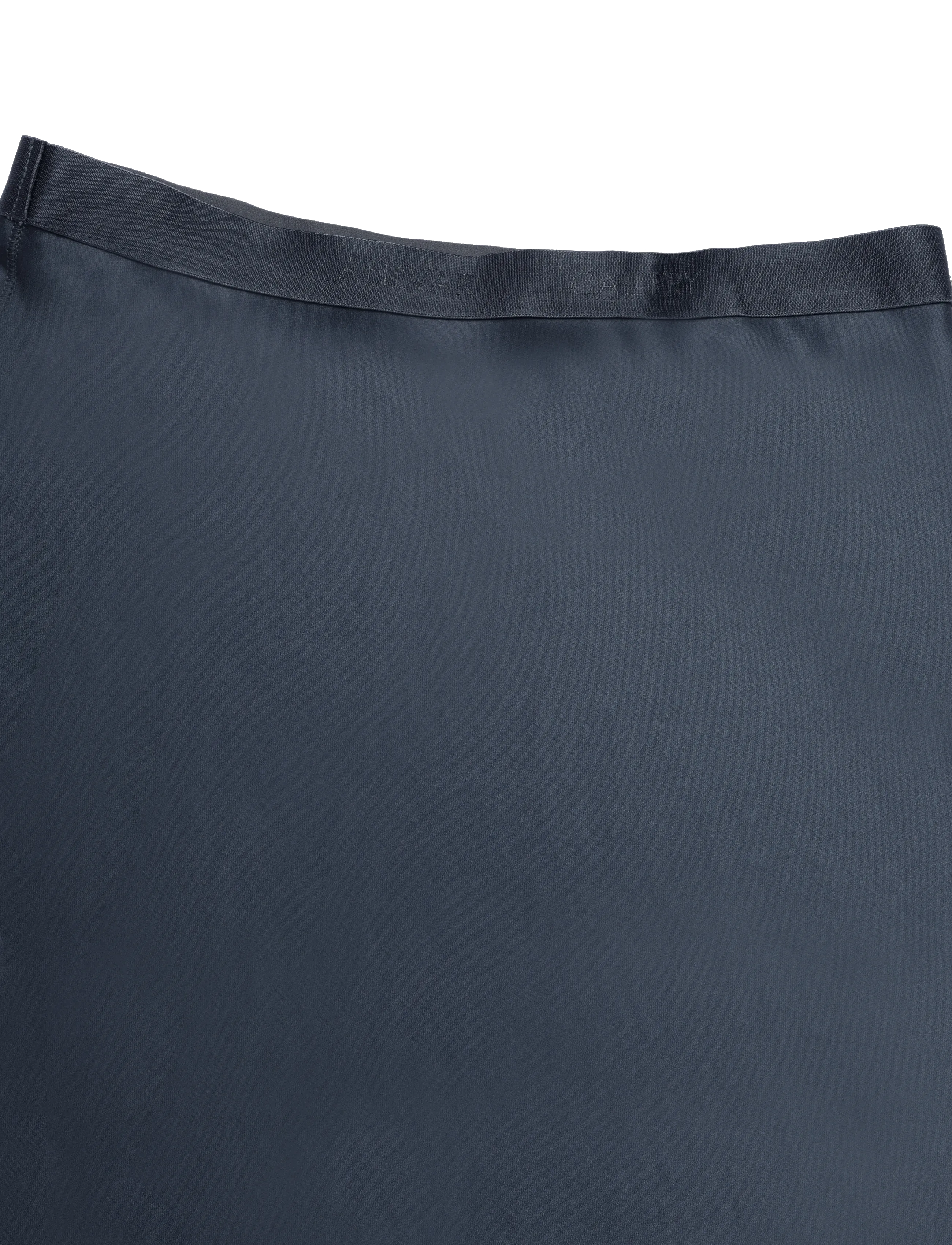 Ahlvar Gallery - Hadi satin skirt - satiinseelikud - dark grey - 5