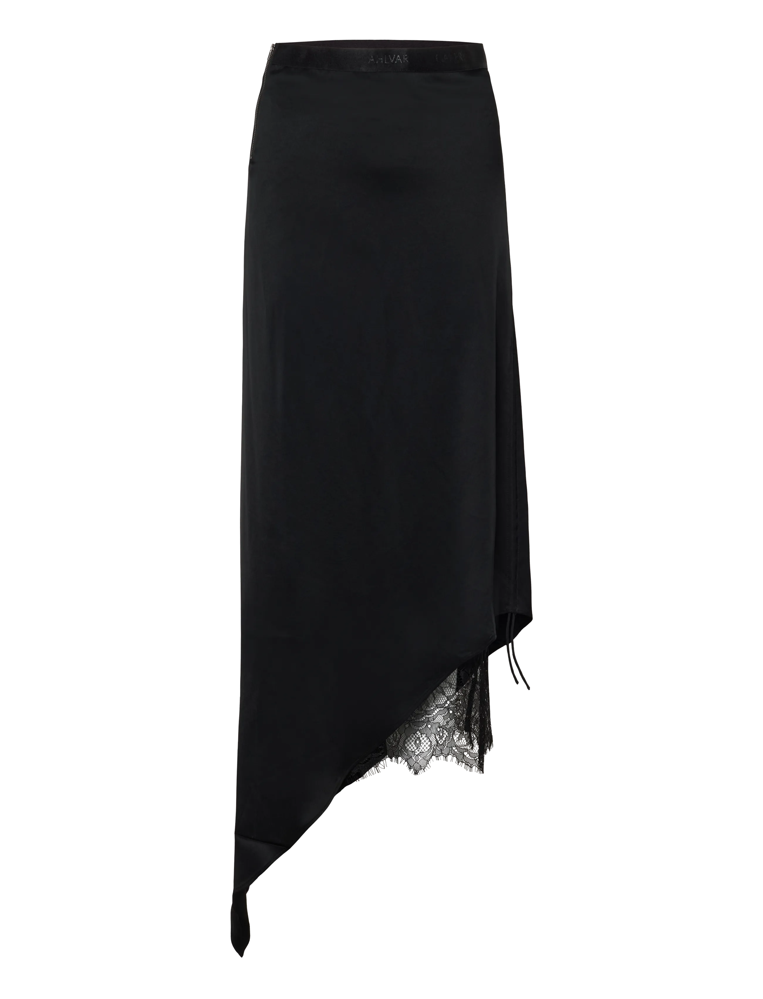 Ahlvar Gallery - Haley lace skirt - satinnederdele - black - 1