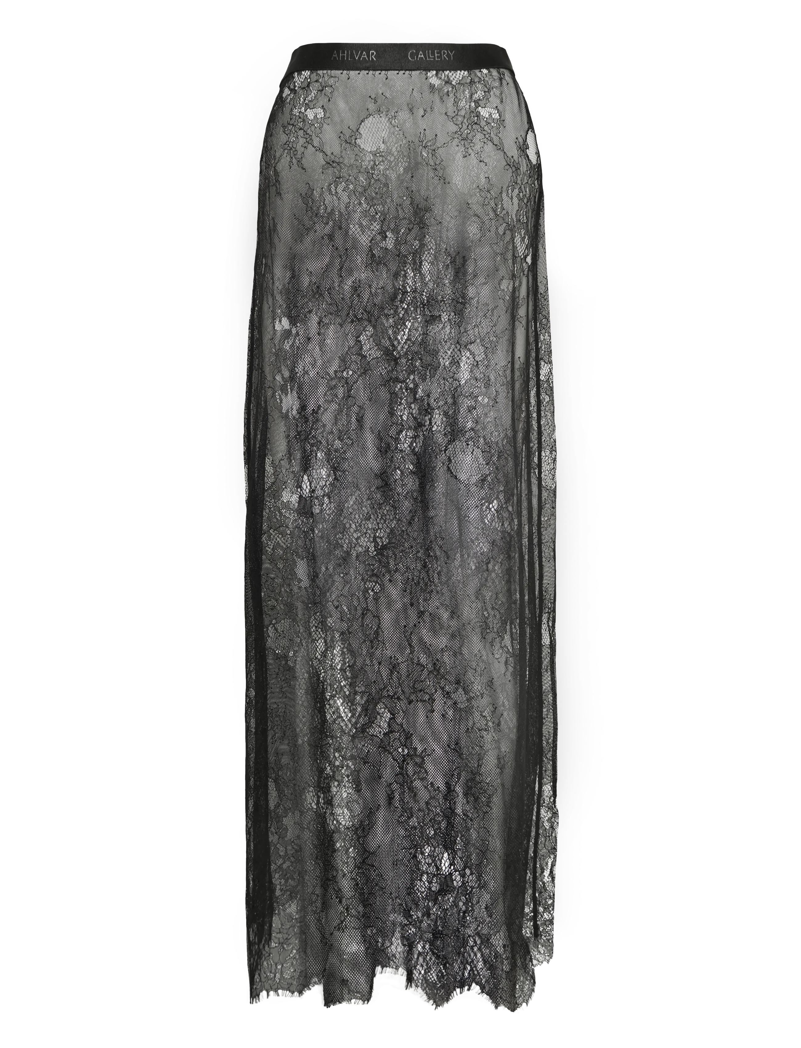 Ahlvar Gallery - Hana long lace skirt - maxi skirts - black - 2