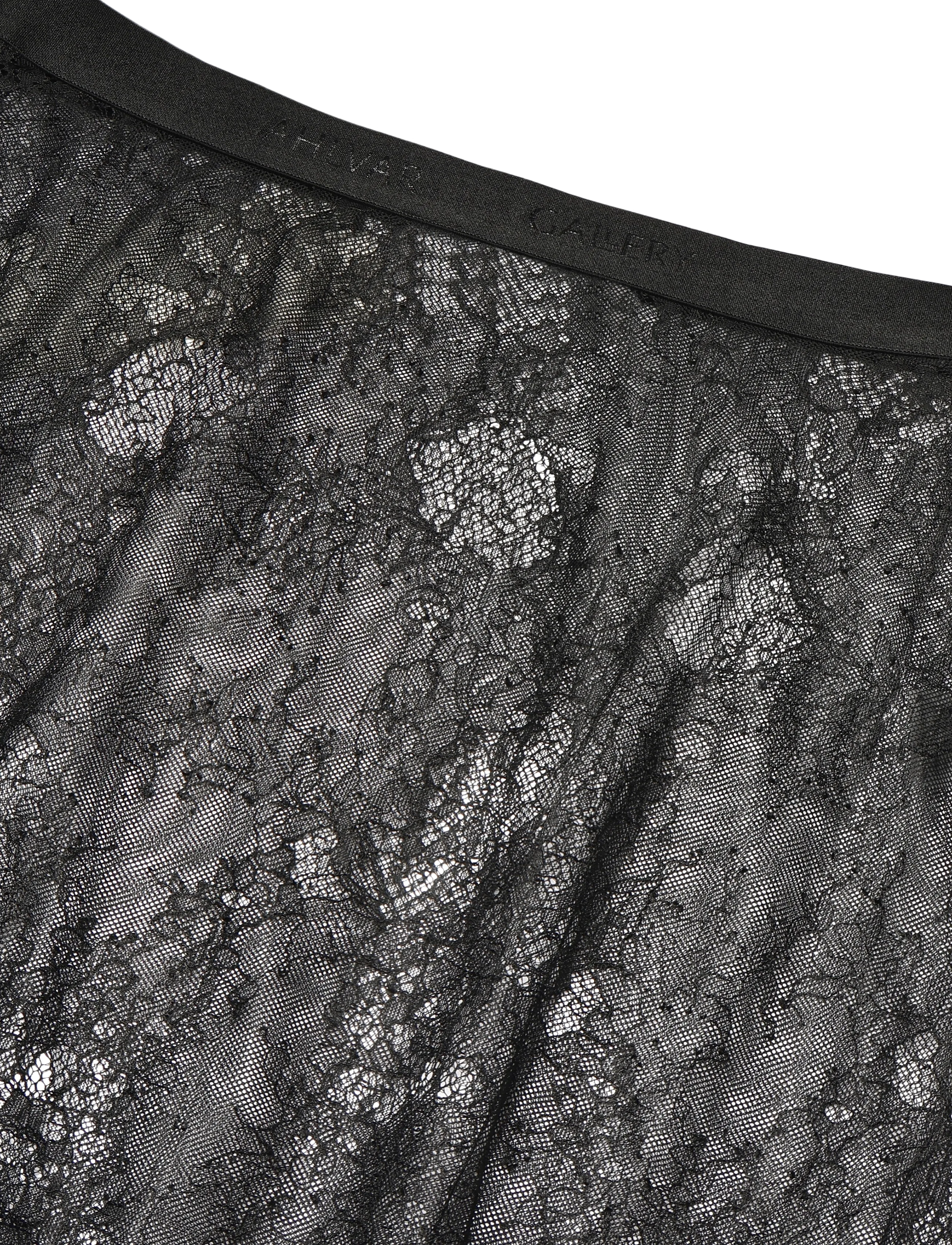 Ahlvar Gallery - Hana long lace skirt - maxi skirts - black - 5
