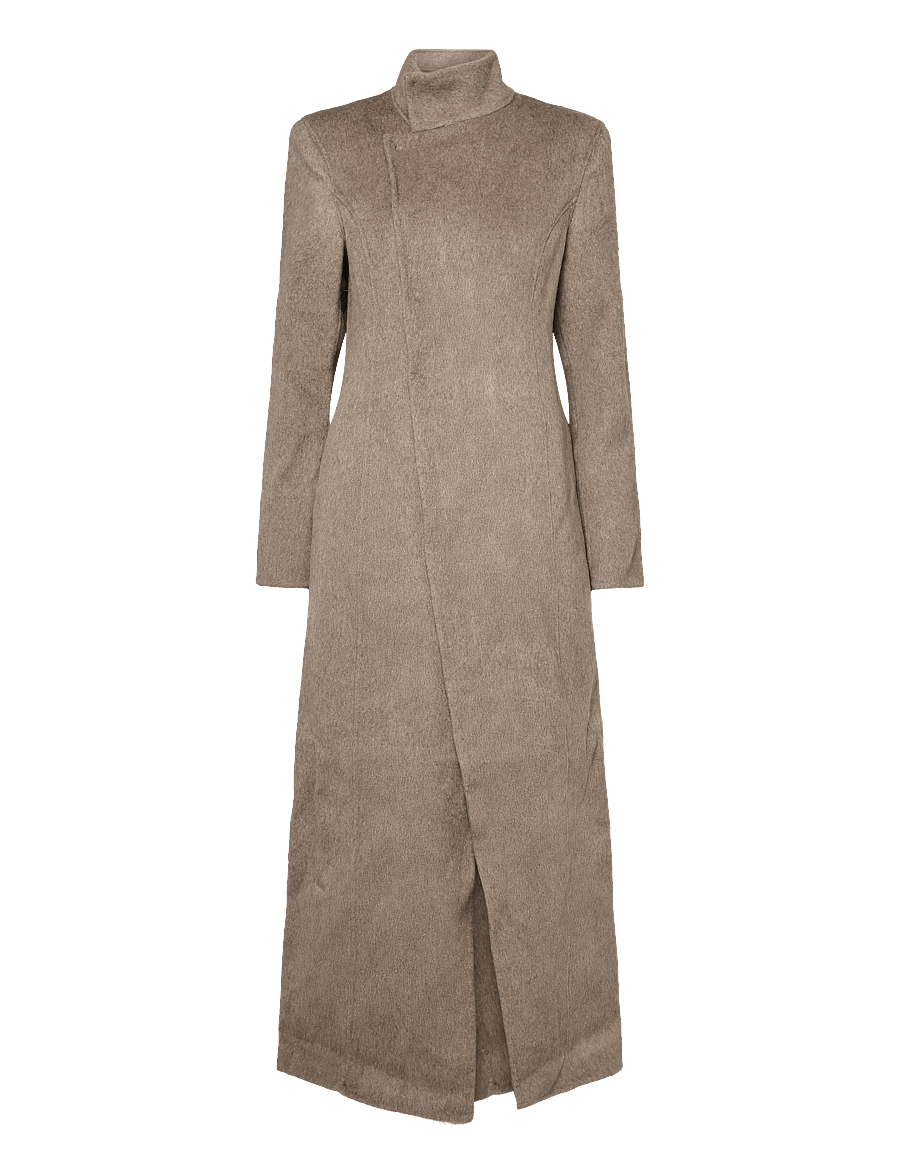 Ahlvar Gallery - Leia wool coat - vinterjackor - light brown - 1