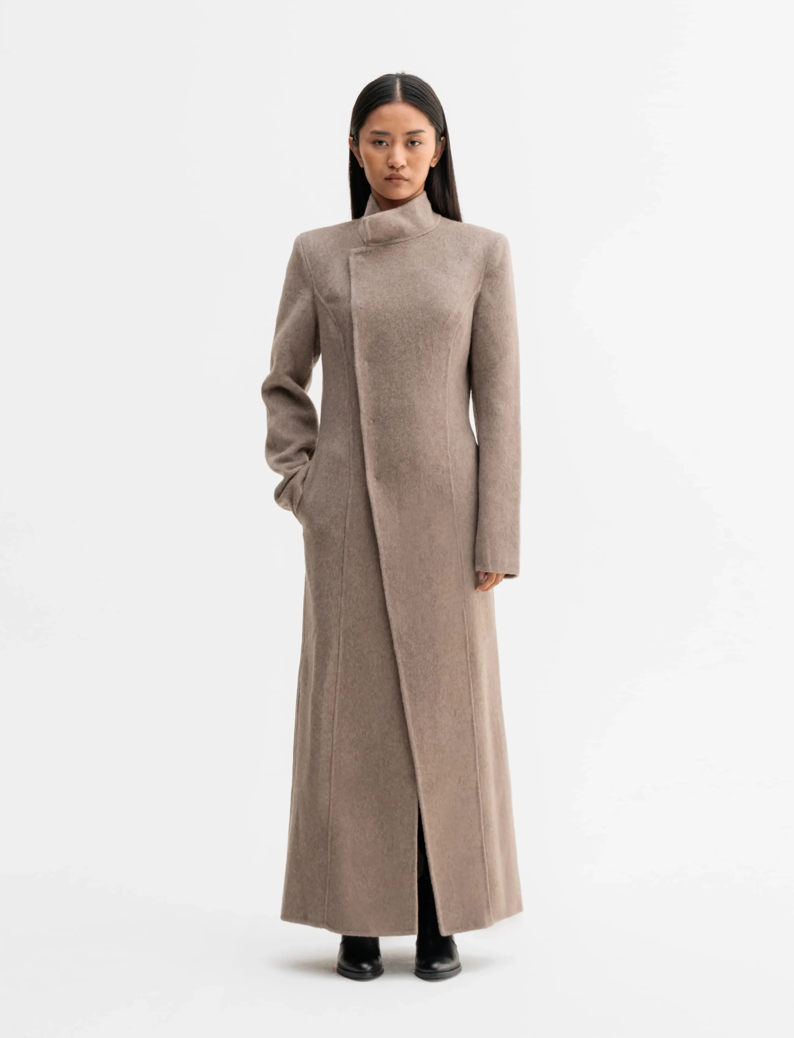 Ahlvar Gallery - Leia wool coat - vinterjackor - light brown - 3