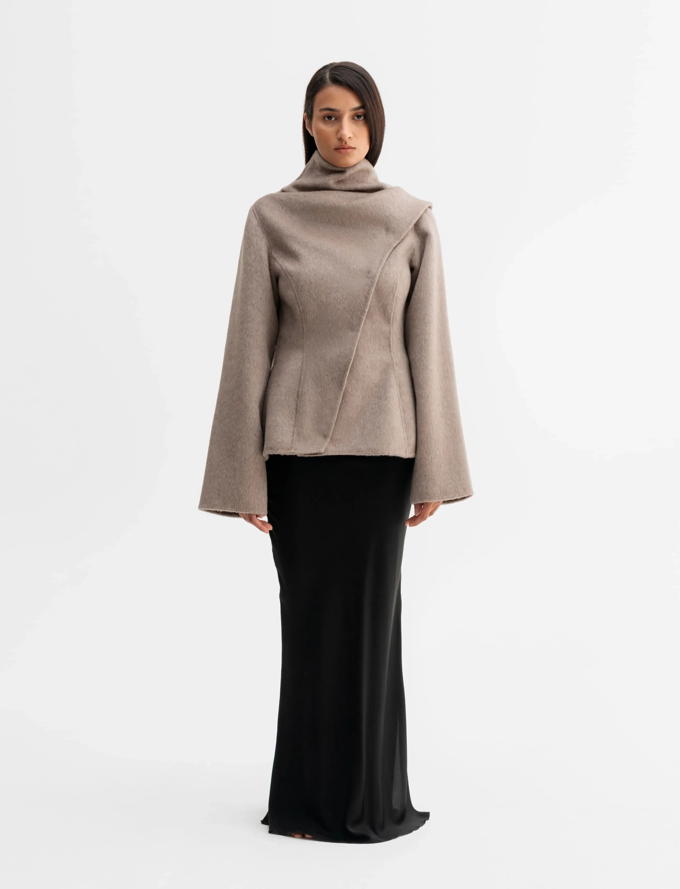Ahlvar Gallery - Leni wool blazer - wool jackets - light brown - 3