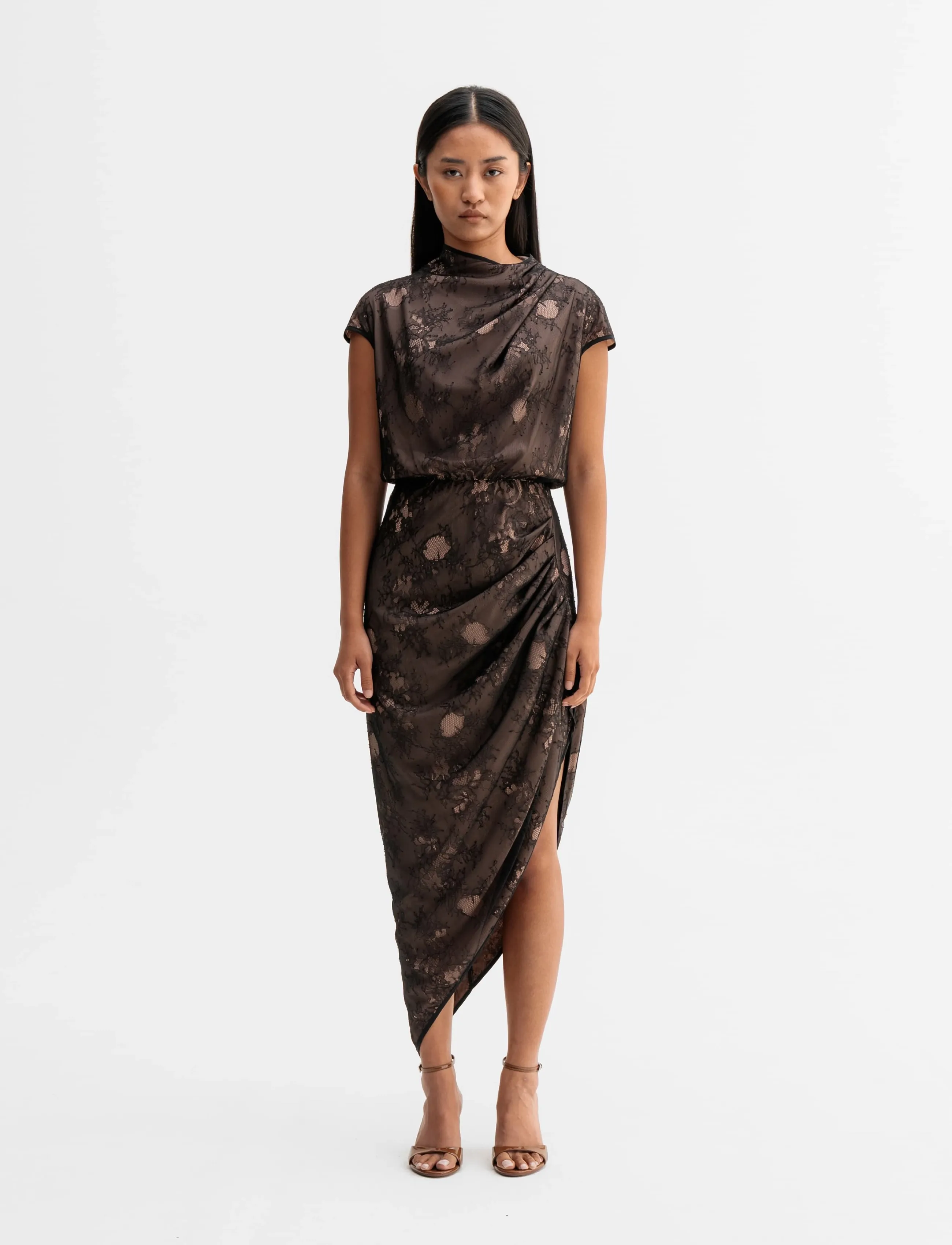 Ahlvar Gallery Lima lace dress - Erilised sündmused - BLACK / black