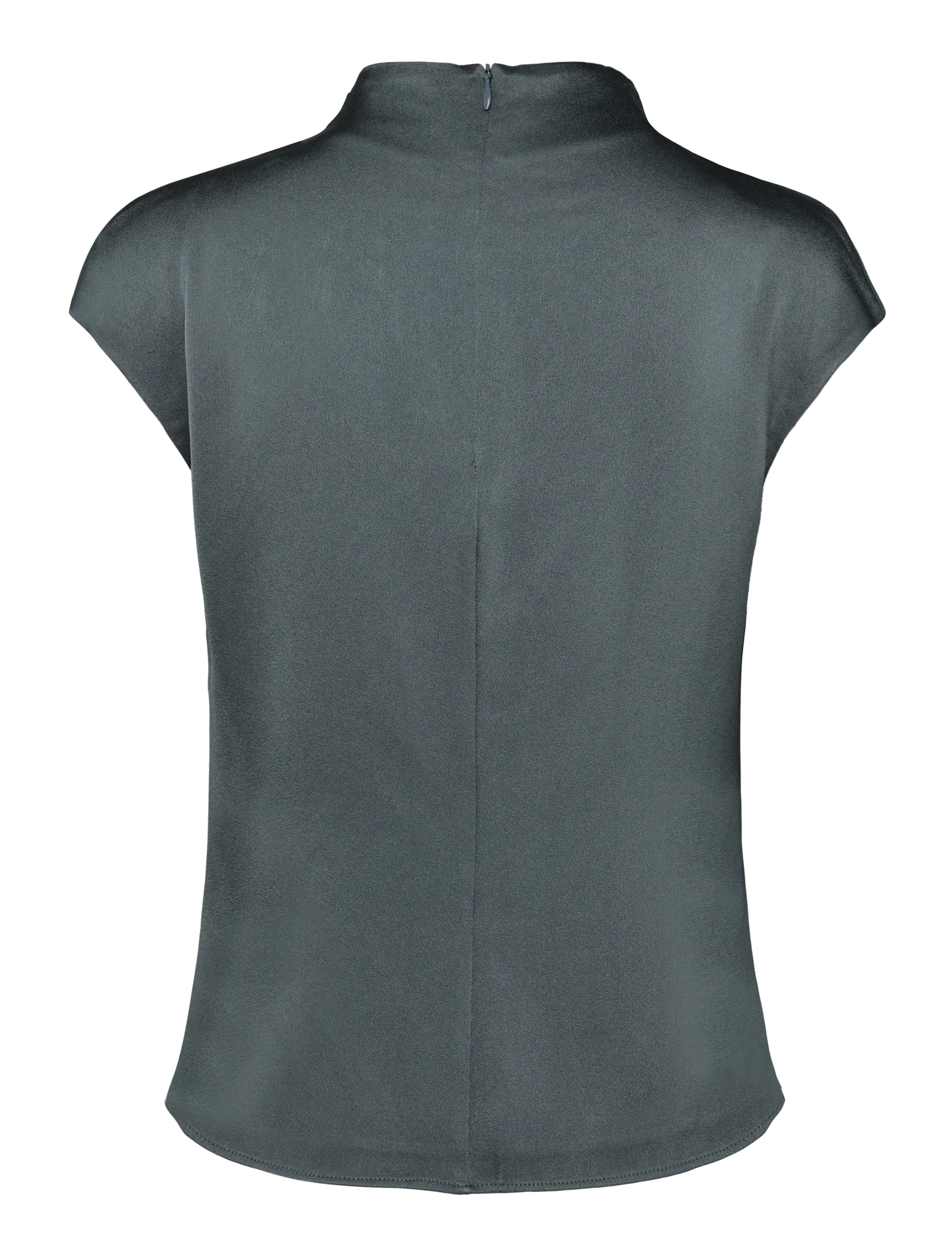 Ahlvar Gallery - Lima top - short-sleeved blouses - dark grey - 2