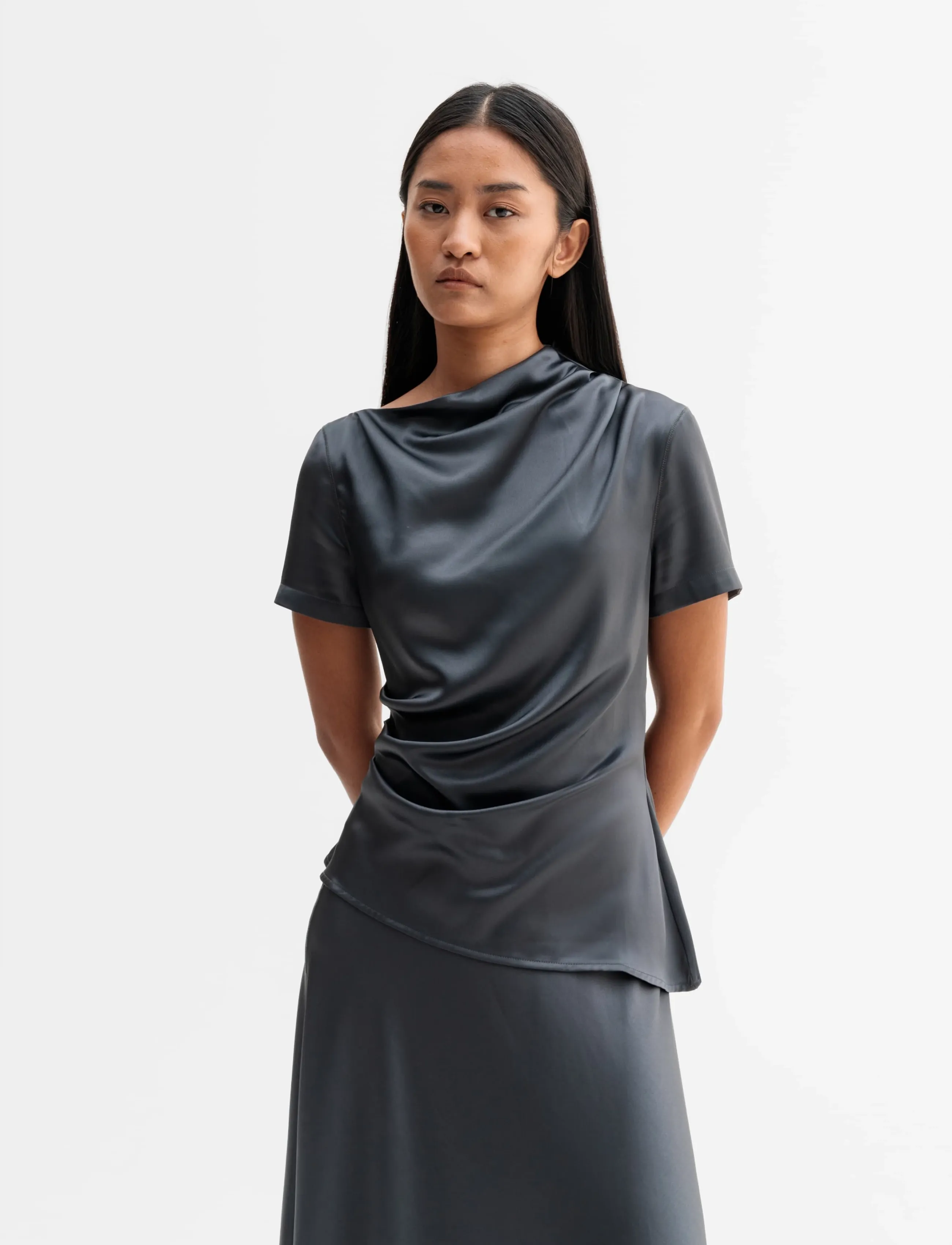 Lizi Satin Tee