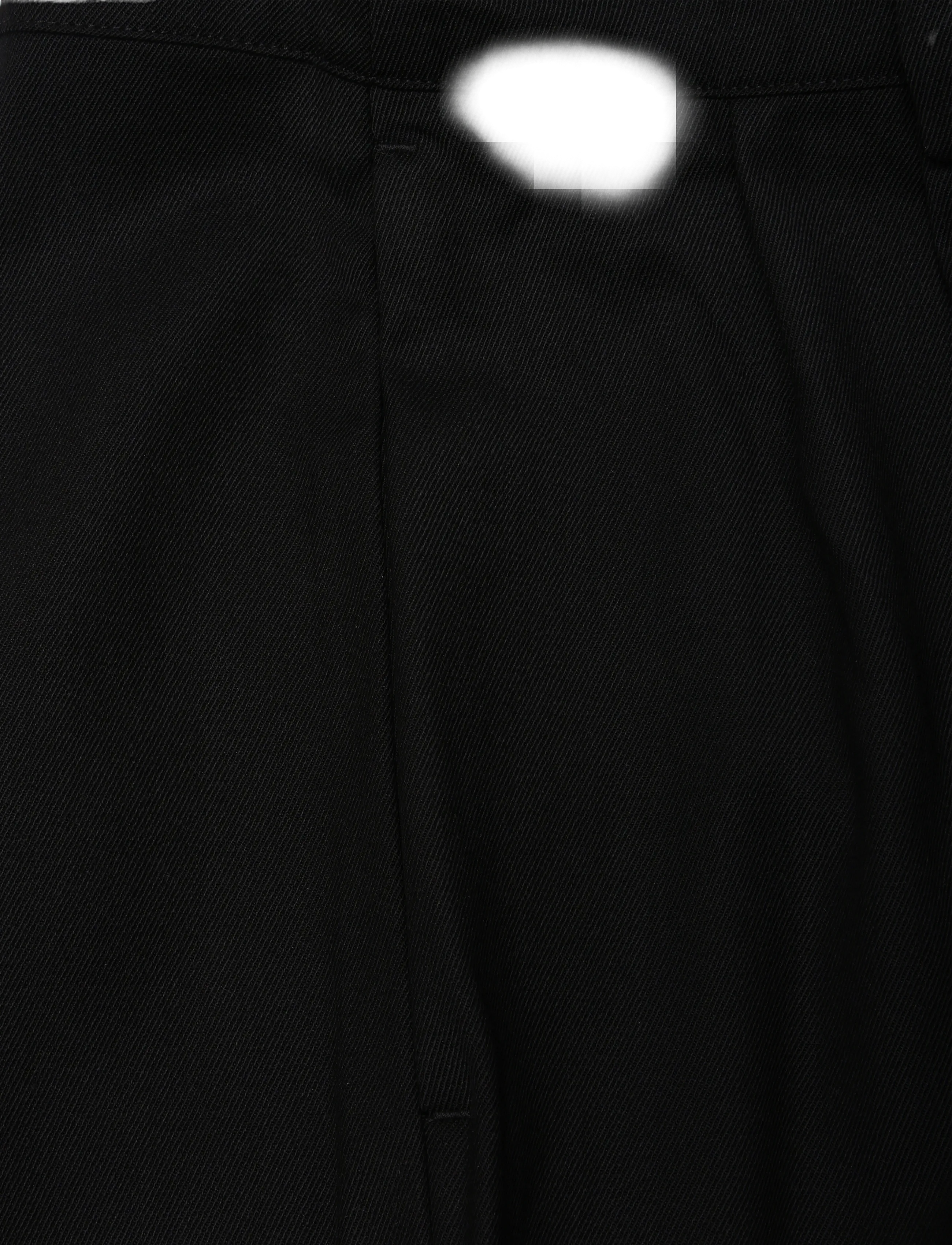 Ahlvar Gallery - Mel heavy wool trousers - hosen mit weitem bein - black - 5