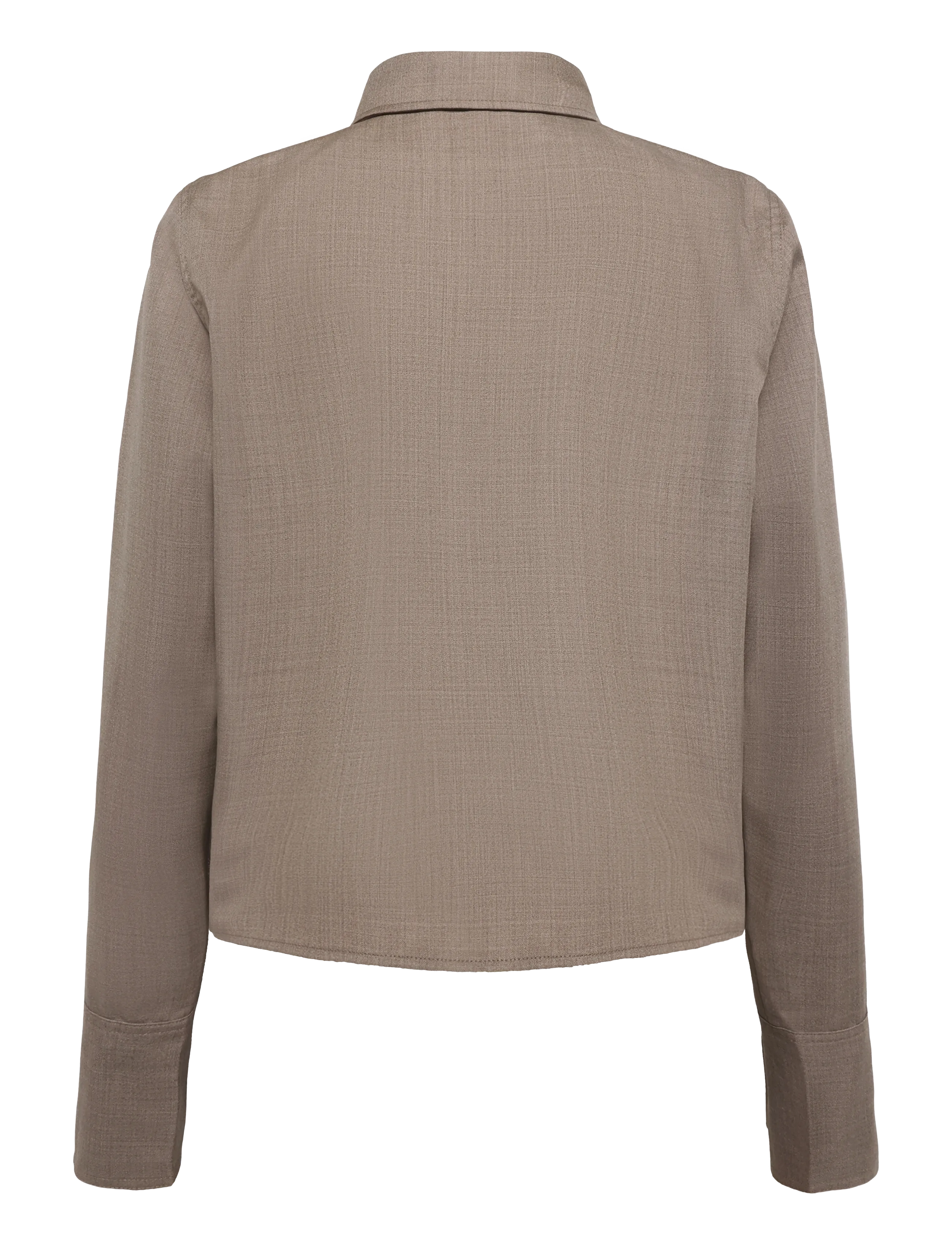 Ahlvar Gallery - Mindi wool shirt - langärmlige hemden - light brown - 2