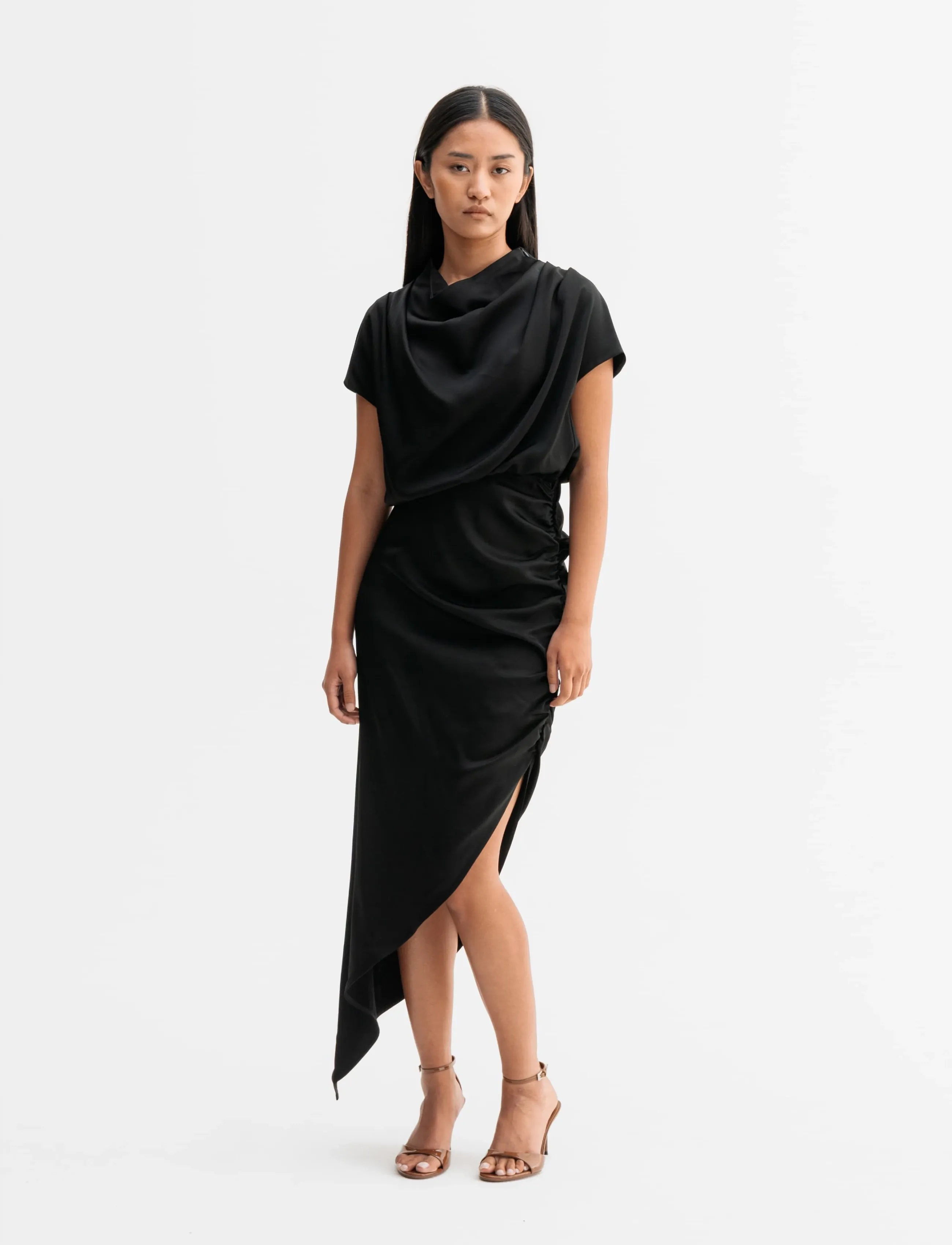 Ahlvar Gallery Minou dress - Kleider - BLACK / black