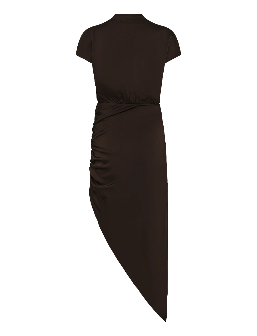 Ahlvar Gallery - Minou dress - pidulikud kleidid - dark brown - 1