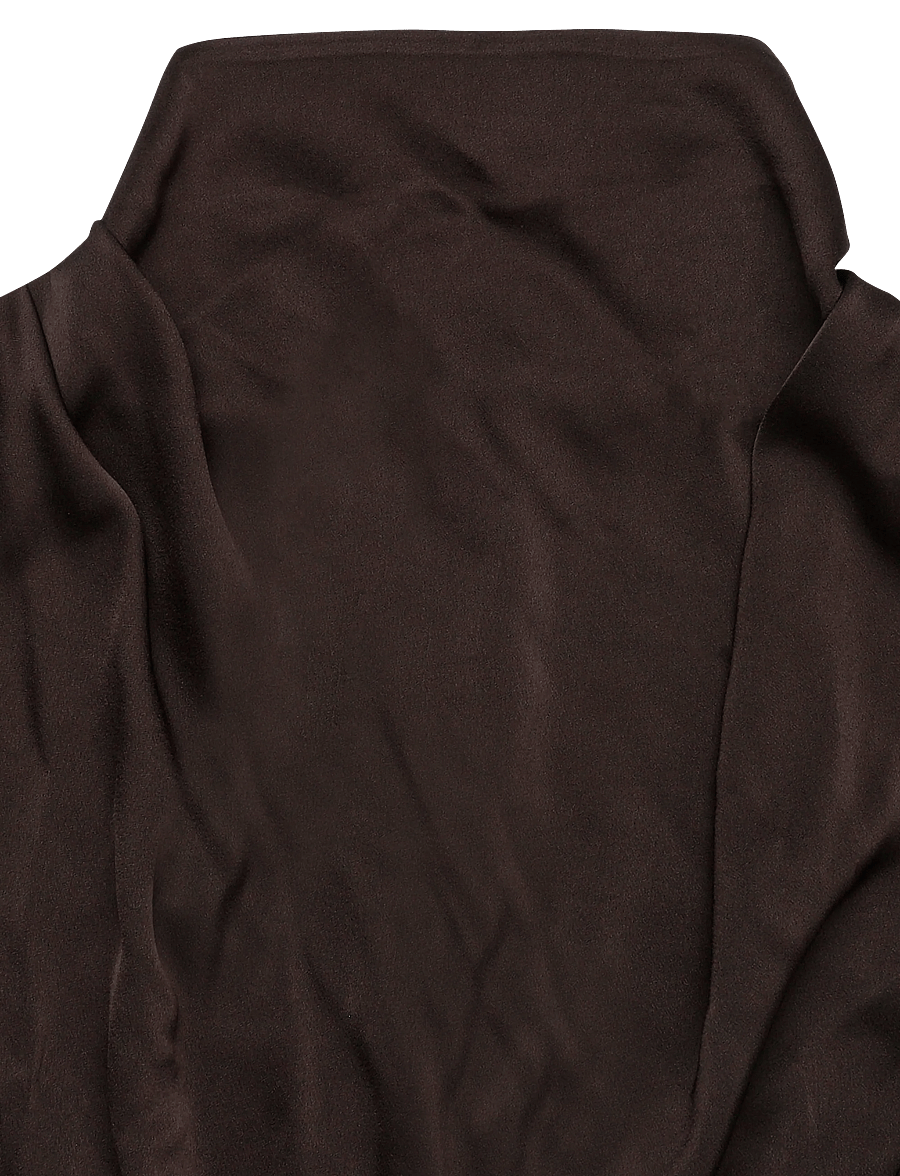 Ahlvar Gallery - Minou dress - pidulikud kleidid - dark brown - 4