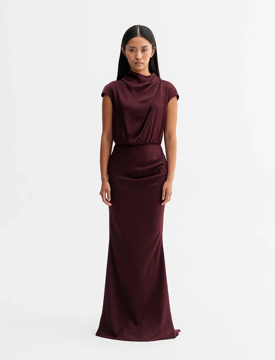 Ahlvar Gallery - Myra dress - Õhtukleidid - burgundy - 3
