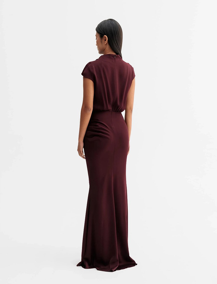 Ahlvar Gallery - Myra dress - Õhtukleidid - burgundy - 4