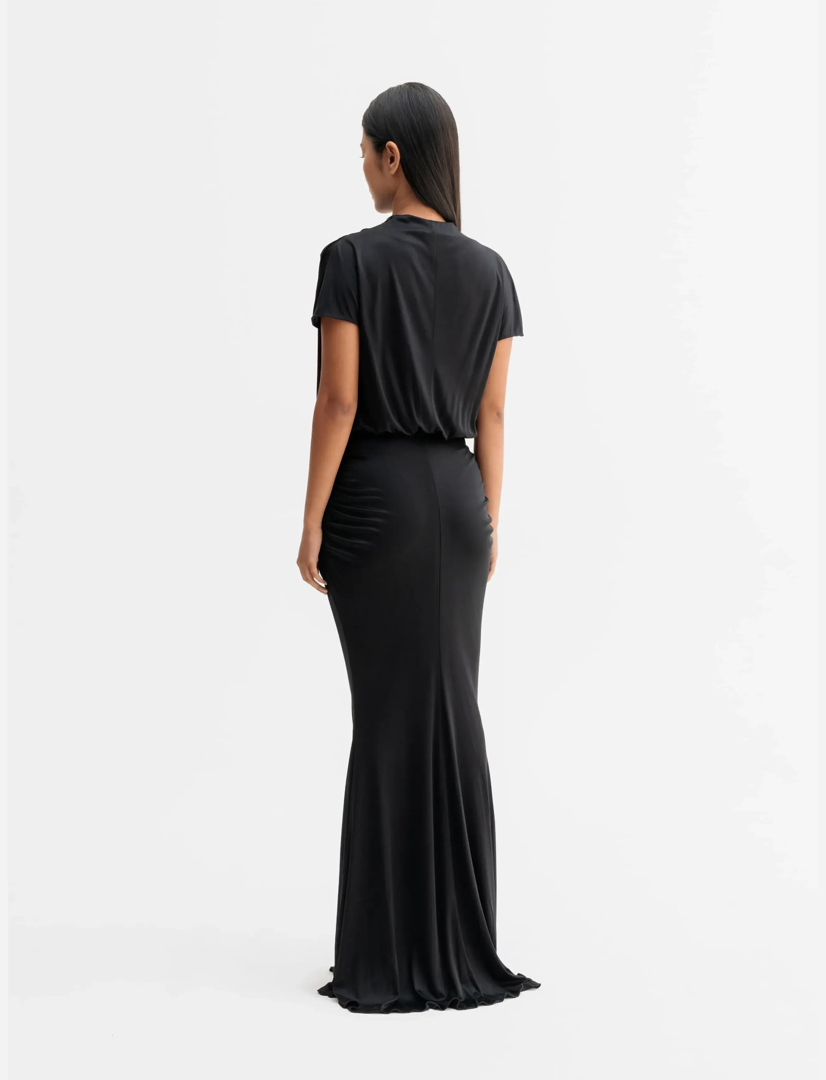 Ahlvar Gallery - Miya jersey dress - etuikleider - black - 4
