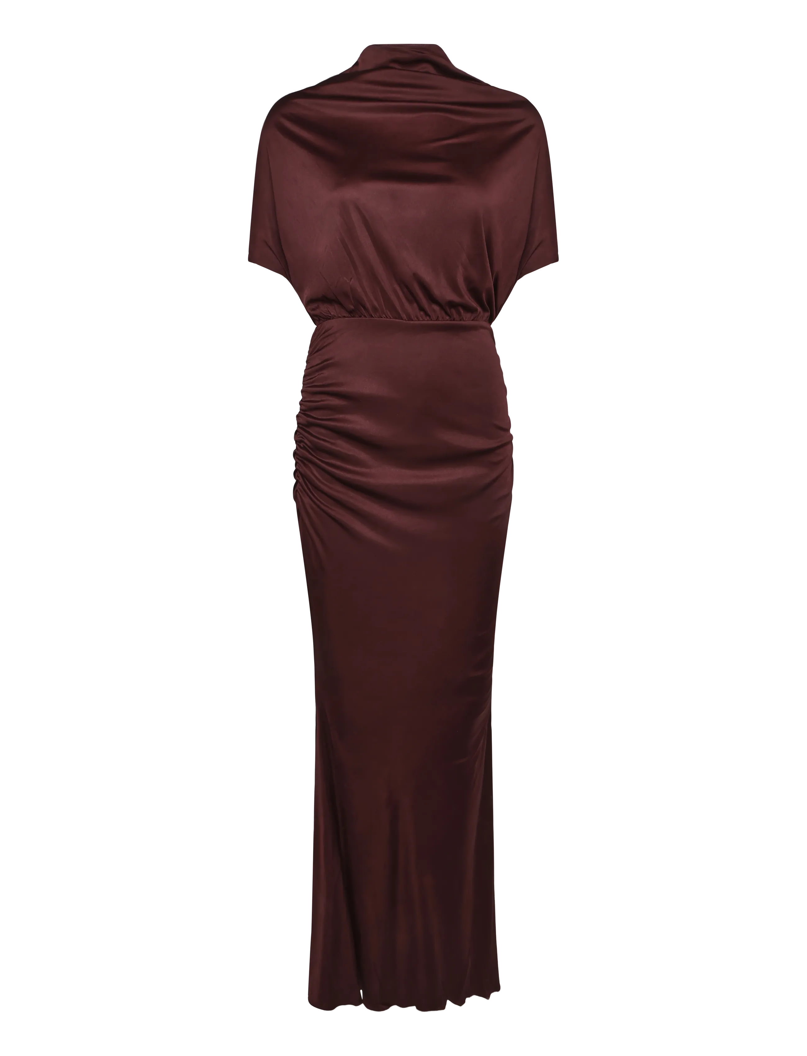 Ahlvar Gallery - Miya jersey dress - liibuvad kleidid - burgundy - 1