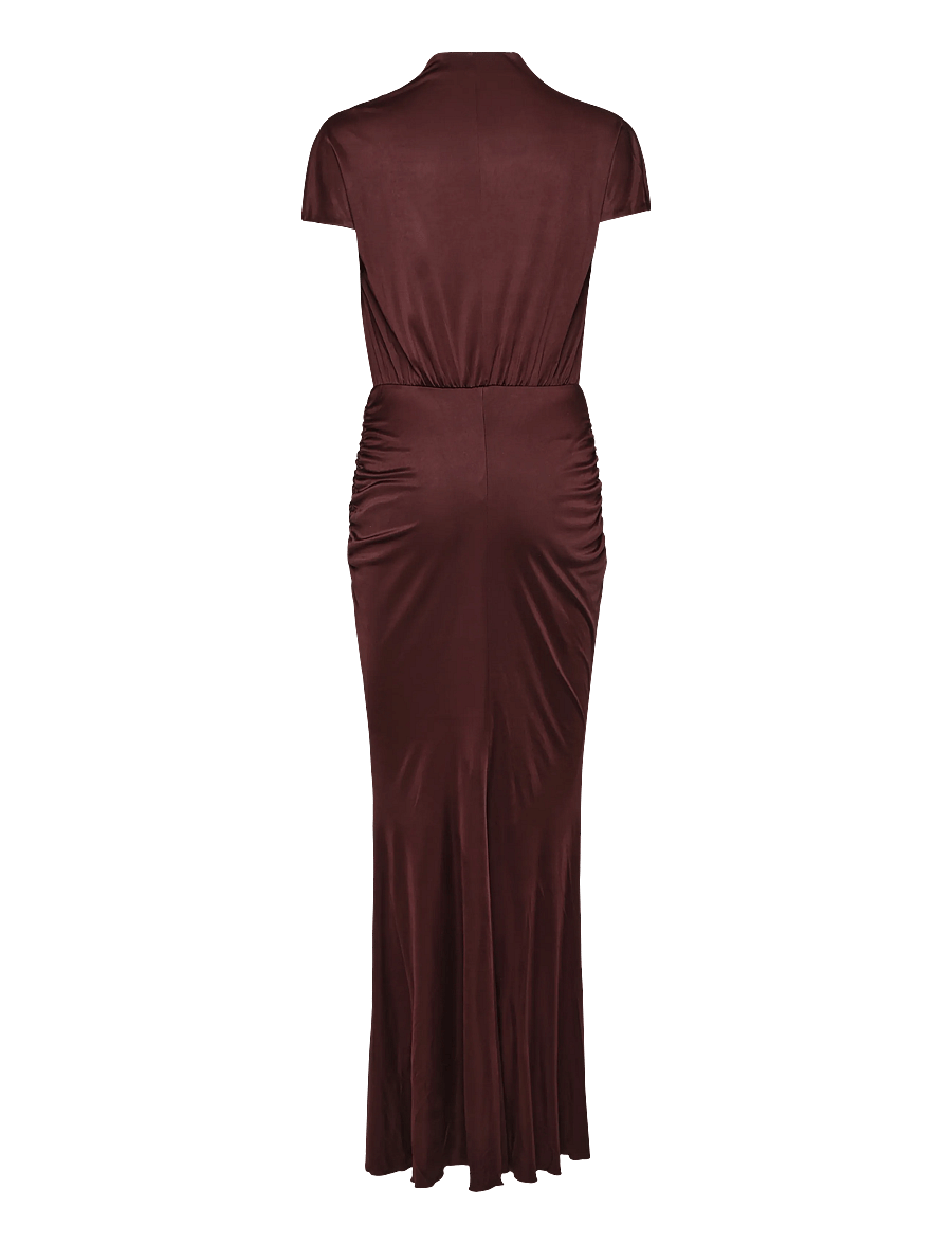 Ahlvar Gallery - Miya jersey dress - liibuvad kleidid - burgundy - 2
