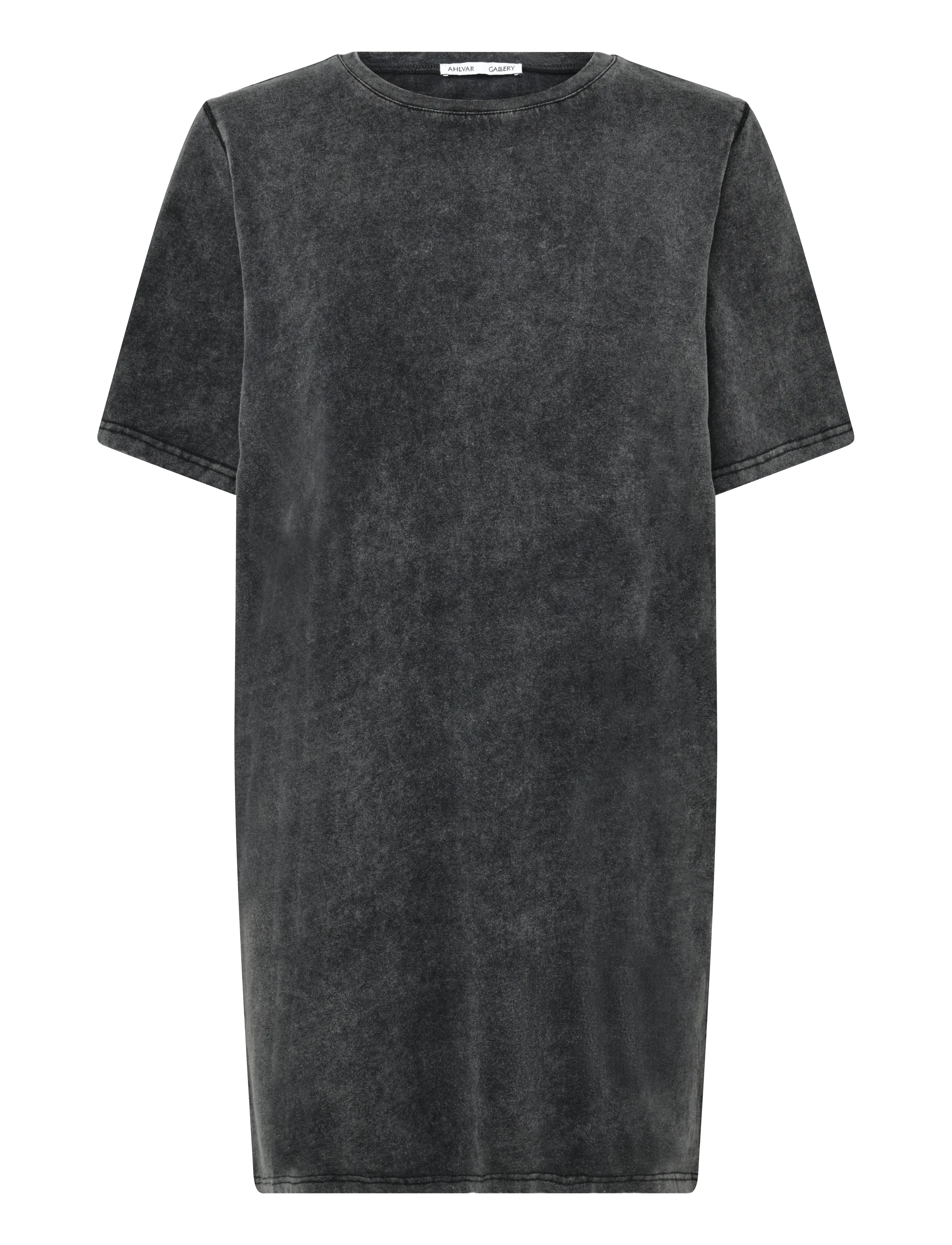 Ahlvar Gallery - Oki long tee - t-shirtkjoler - washed black - 1