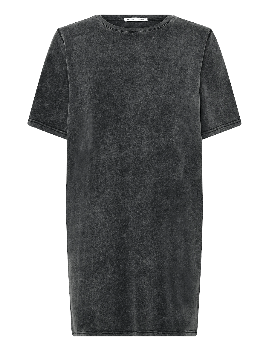 Ahlvar Gallery - Oki long tee - t-shirtkjoler - washed black - 1