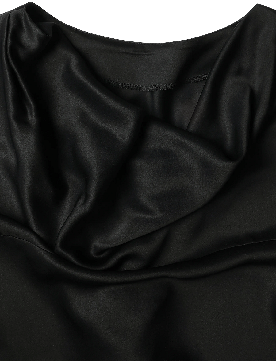 Ahlvar Gallery - Yuni satin dress - Õhtukleidid - black - 5