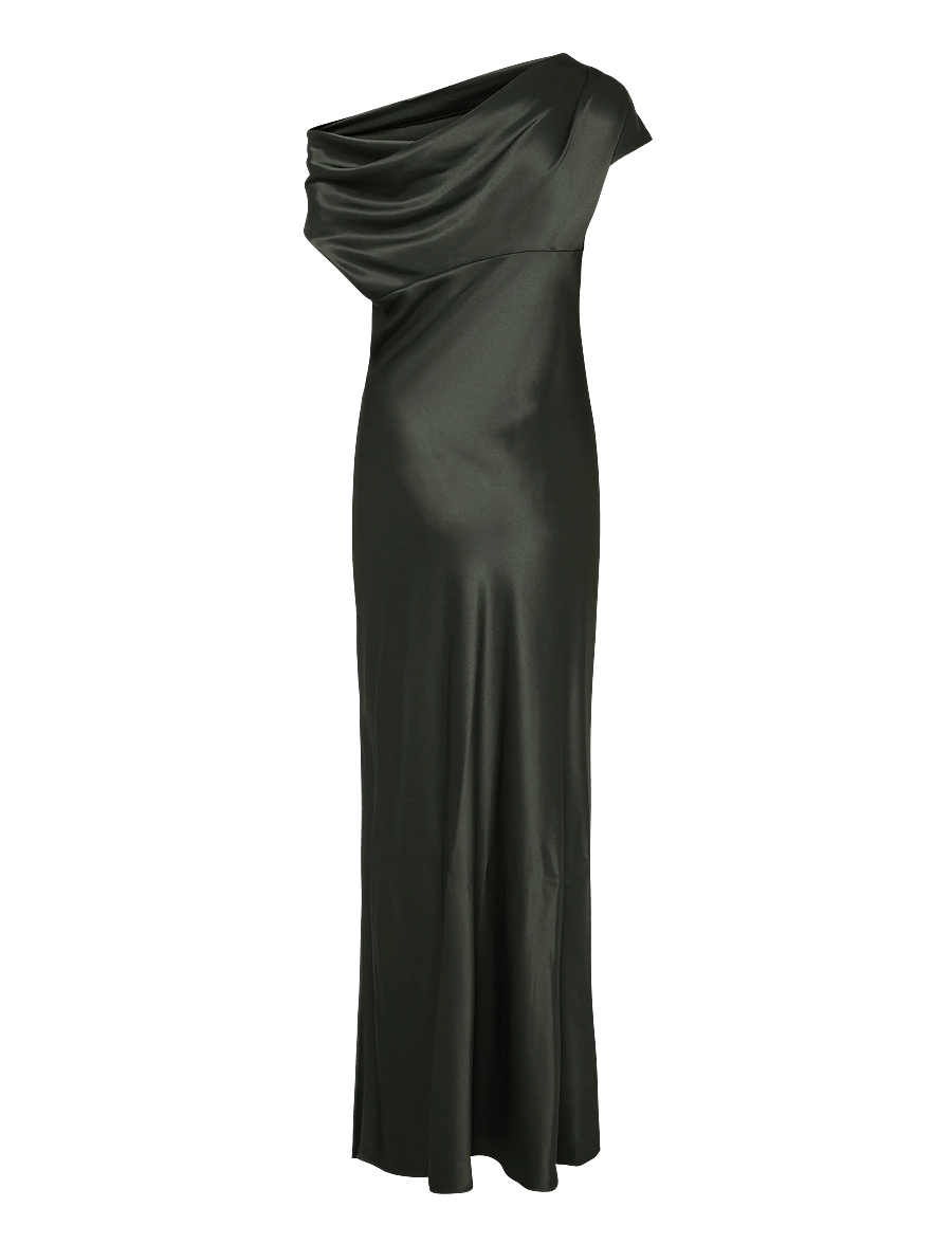 Ahlvar Gallery - Yuni satin dress - Õhtukleidid - wood - 2