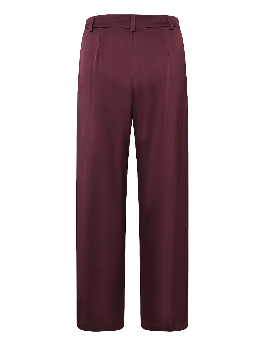 Ahlvar Gallery - Mila trousers - raka byxor - burgundy - 2