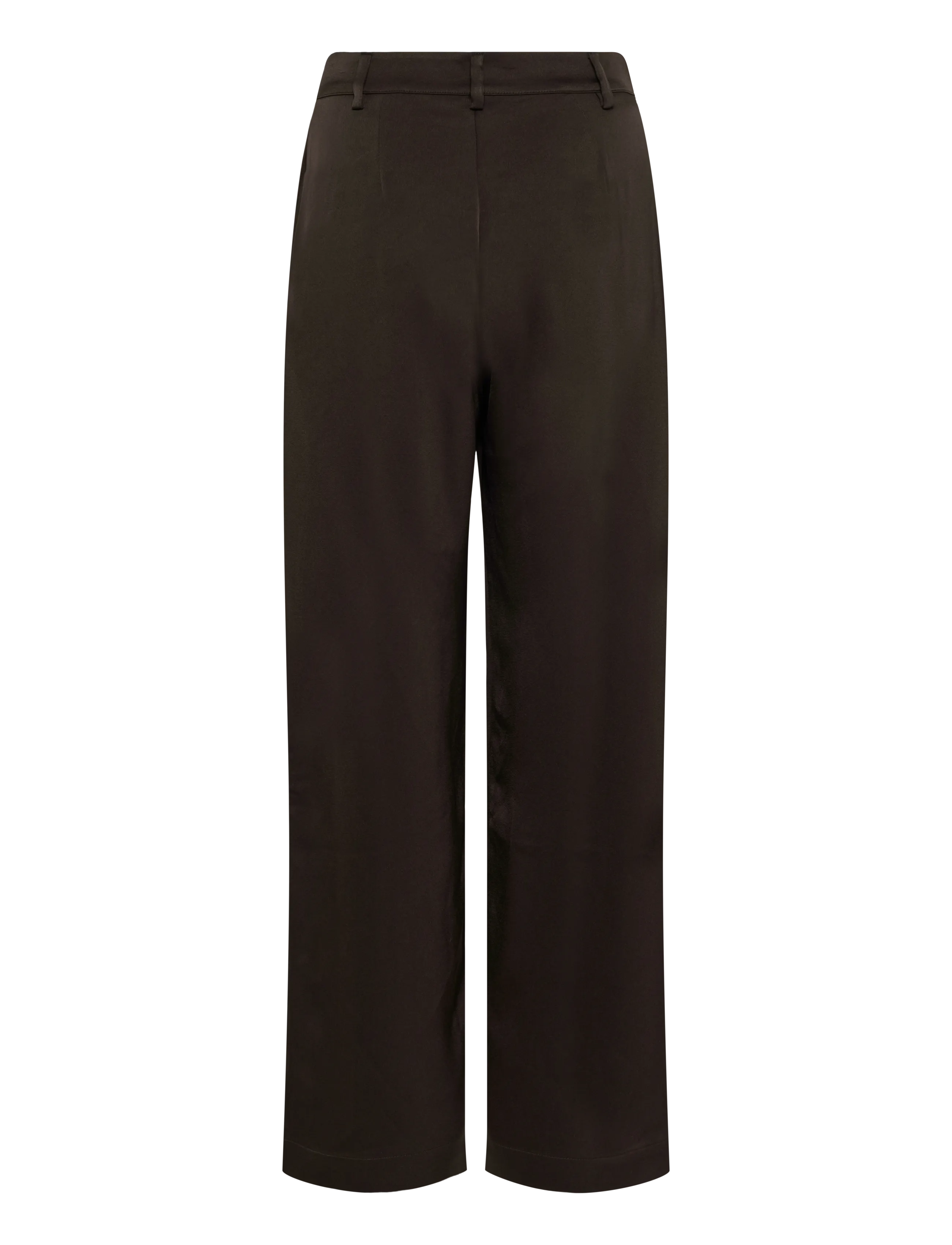 Ahlvar Gallery - Mila trousers - sirged püksid - dark brown - 2